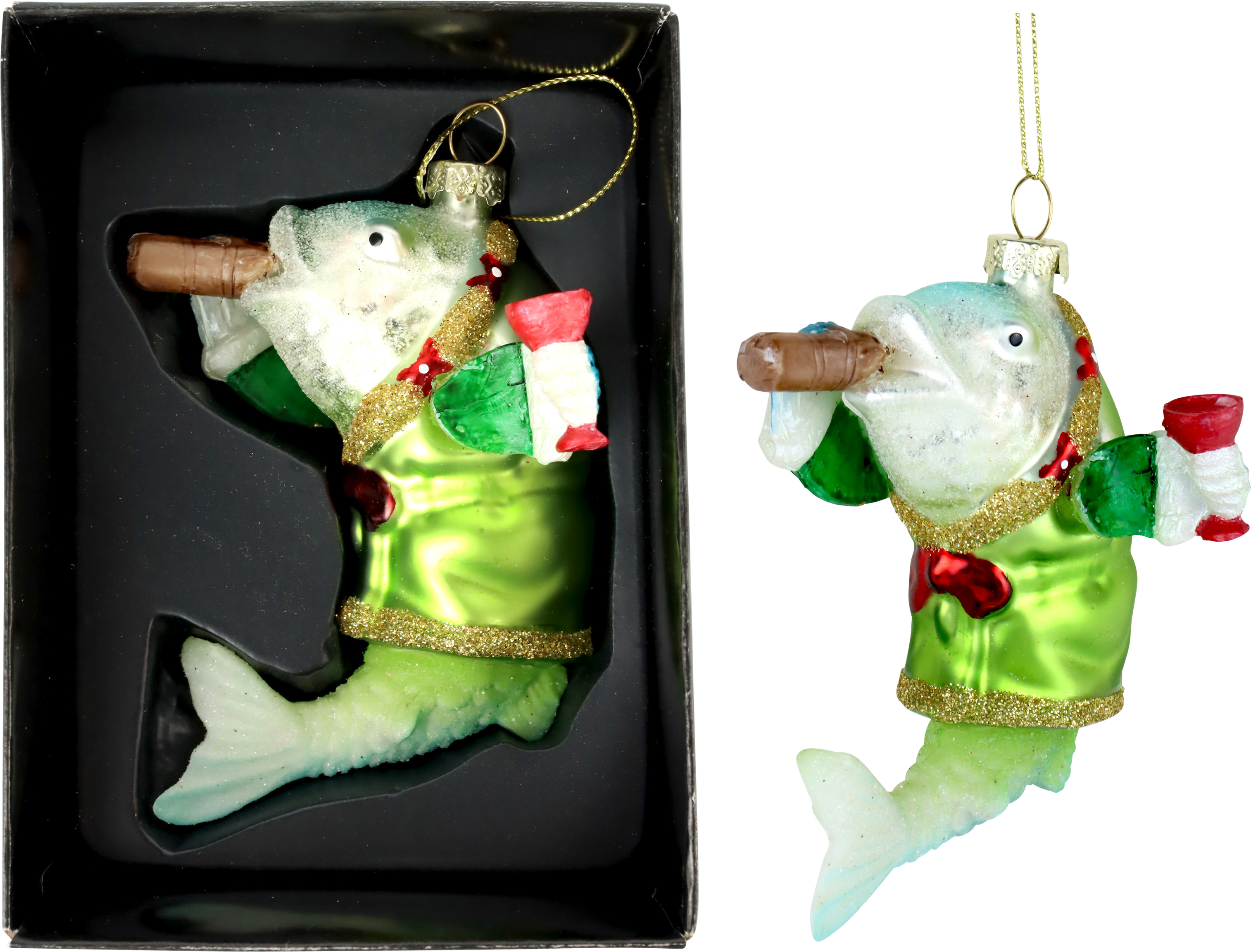 1053 GLASSCHMUCK SMOKING FISH