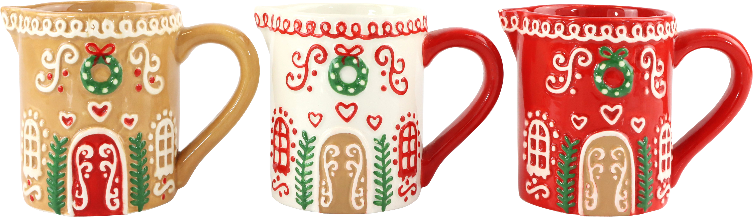 1094 JUGS CANDY COTTAGE  S/3