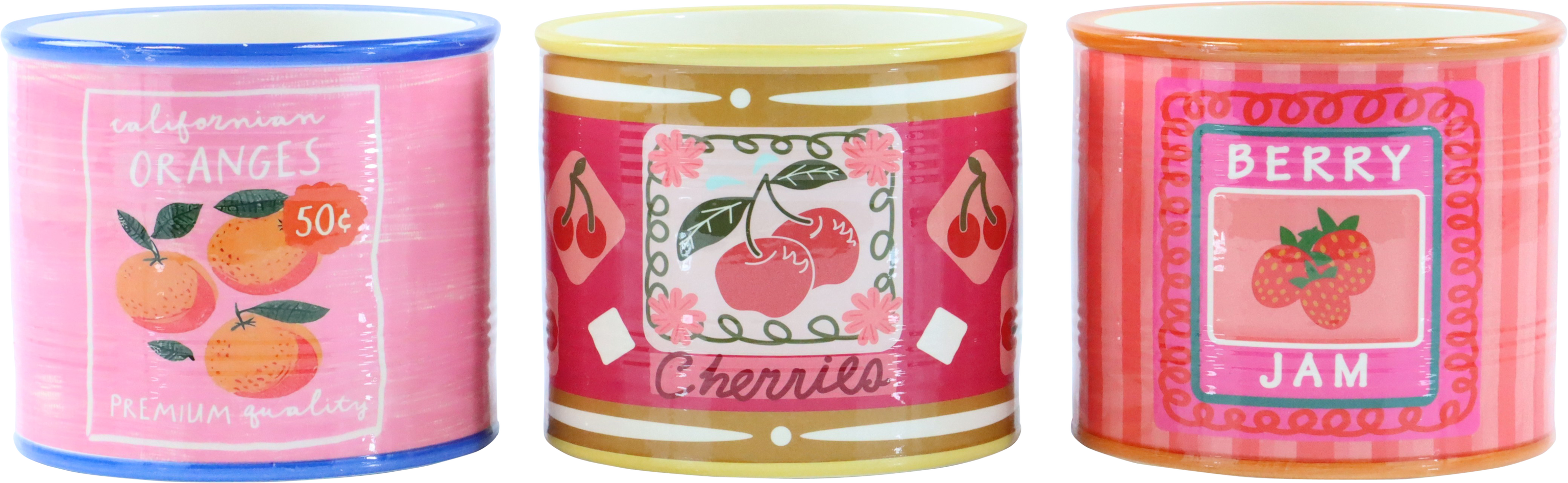 1104 PLANTER FRUIT GARDEN  S/3