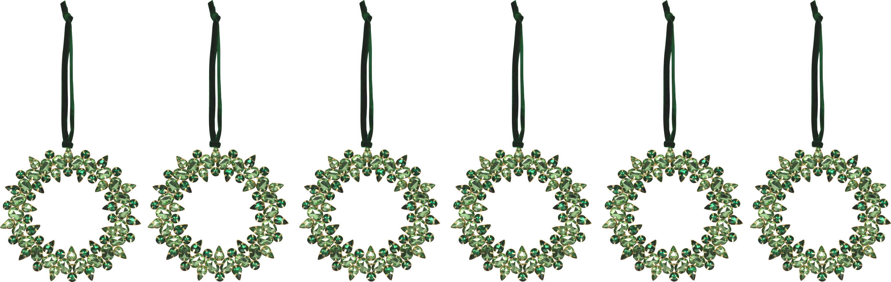 1535 APPENDINI IN CRISTALLO KRANZ  6PZ