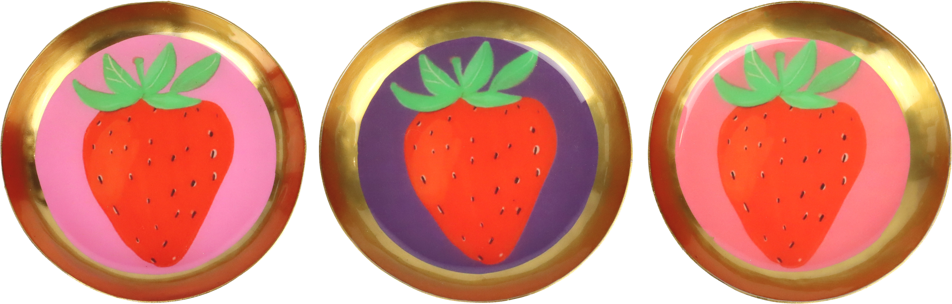 1596 PIATTO STRAWBERRY KISS  3PZ