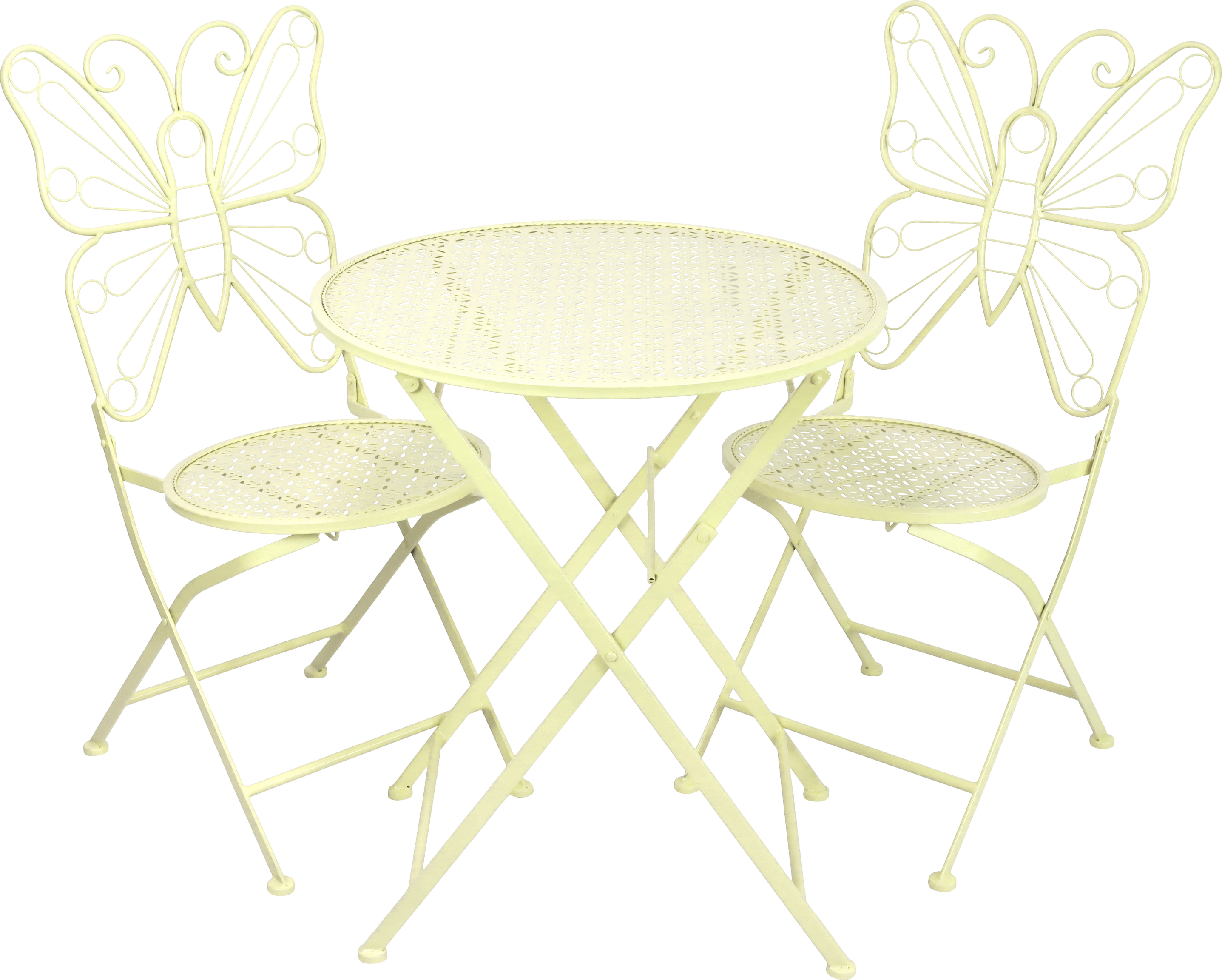 1622 SET TAVOLO E SEDIE PAPILLON  3PZ