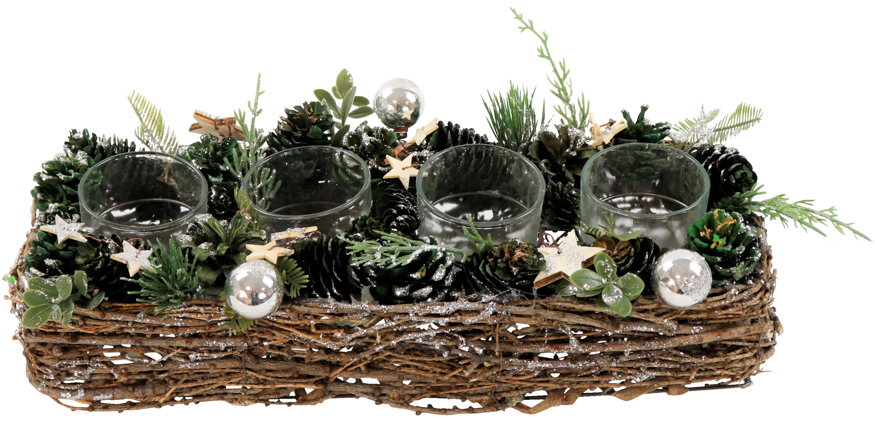 1685 LEUCHTOBJEKT SILVER SPARKLE