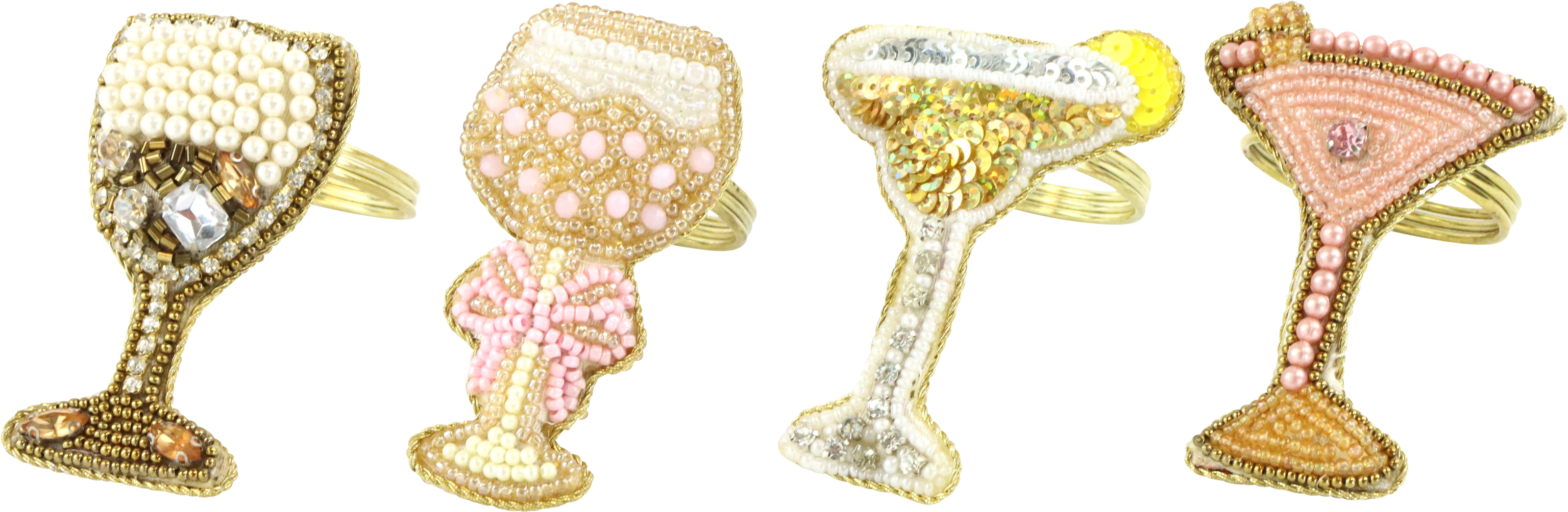 1901 NAPKINRINGS CHEERS  S/4