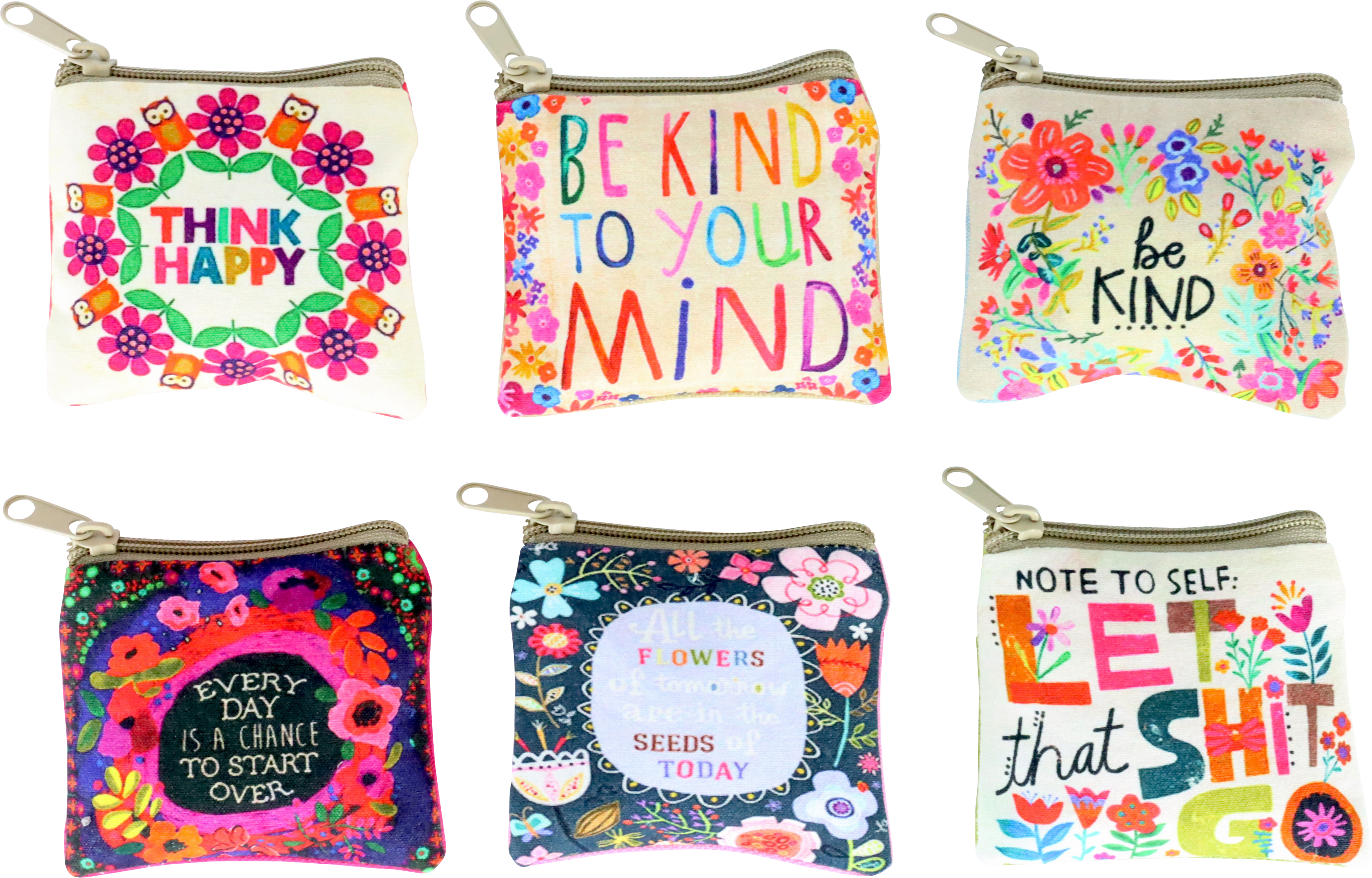 1956 POCHETTES WILD FLOWERS  6P