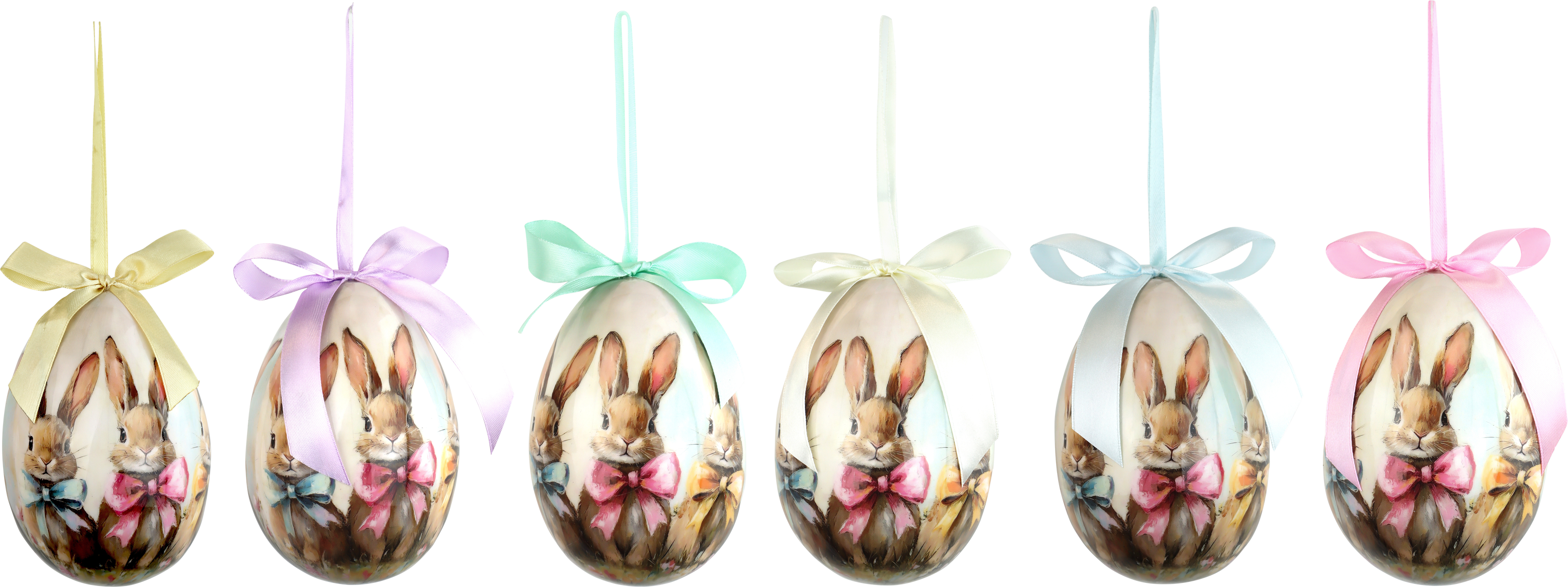 2095 ORNAMENTS NOSTALGIC FLOW   S/6