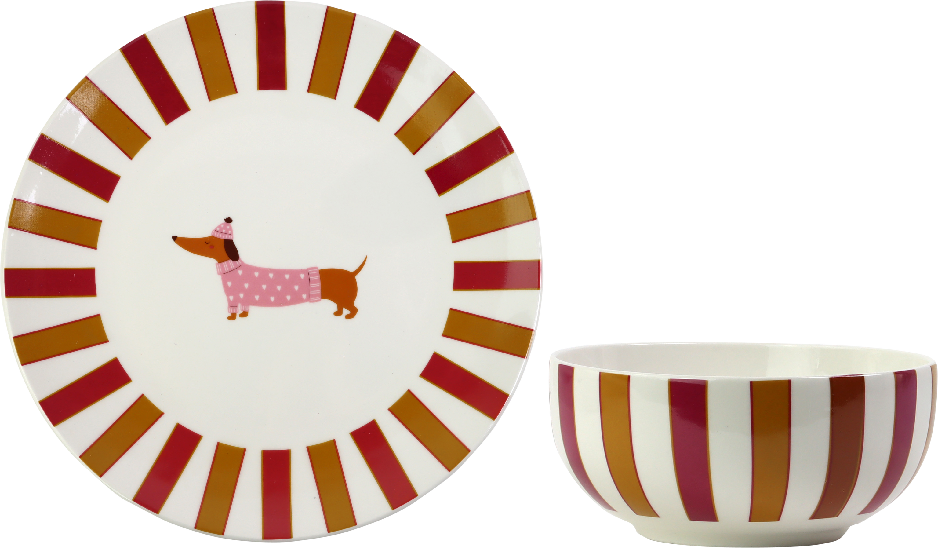 2149 COUVERTS DACKEL-LIEBE  2P