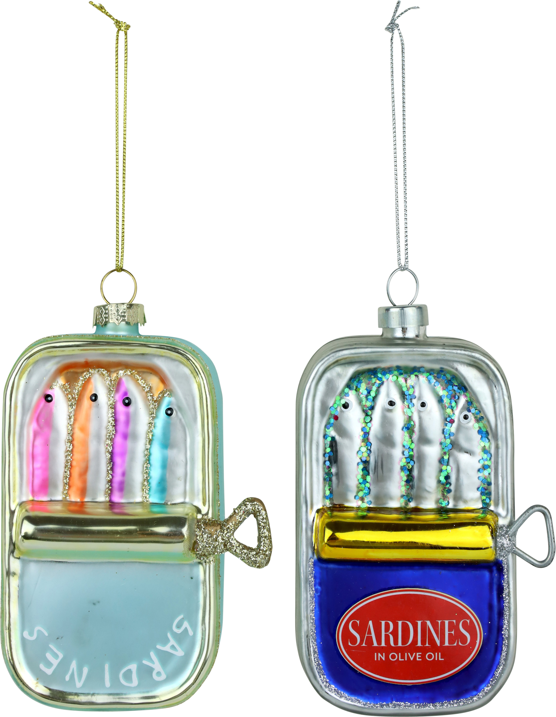 2300 DÉCO EN VERRE « SARDINES » 2P