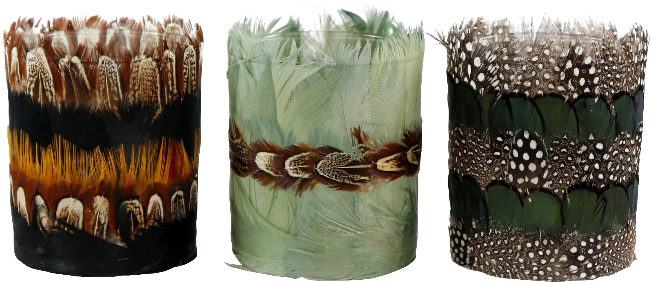 2369 WINDLIGHTS FEATHERS   S/3