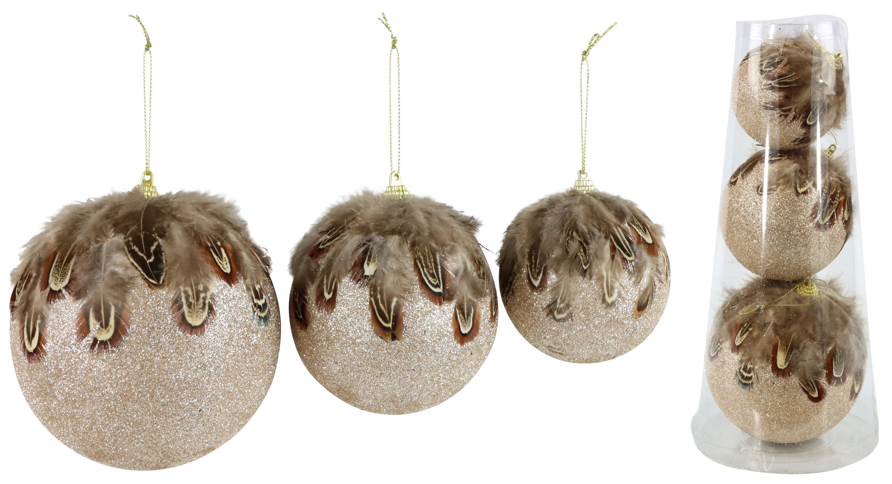 2425 KUGELN FEDERKLEID in Box S/3