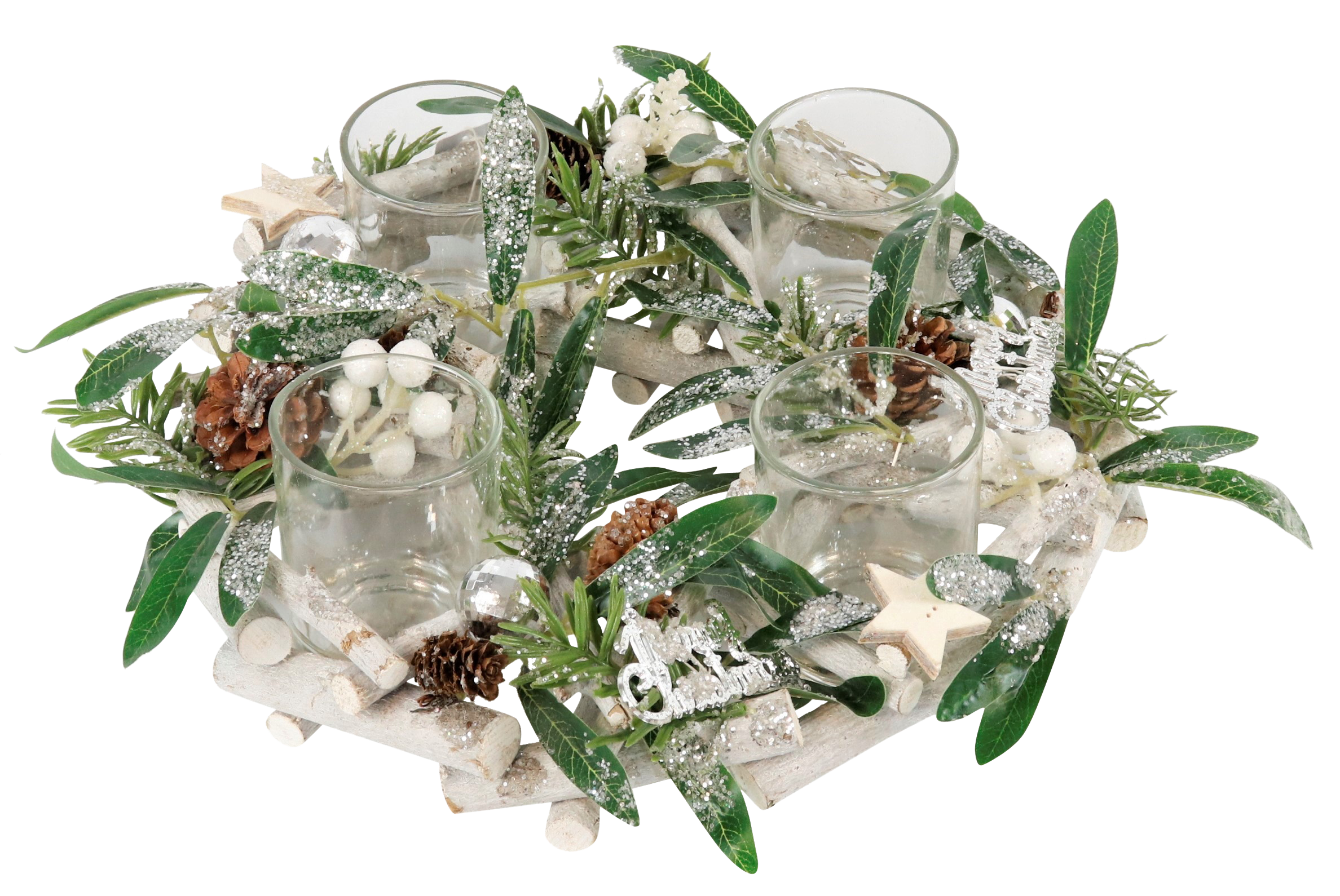 2642 LEUCHTERKRANZ MERRY CHRISTMAS