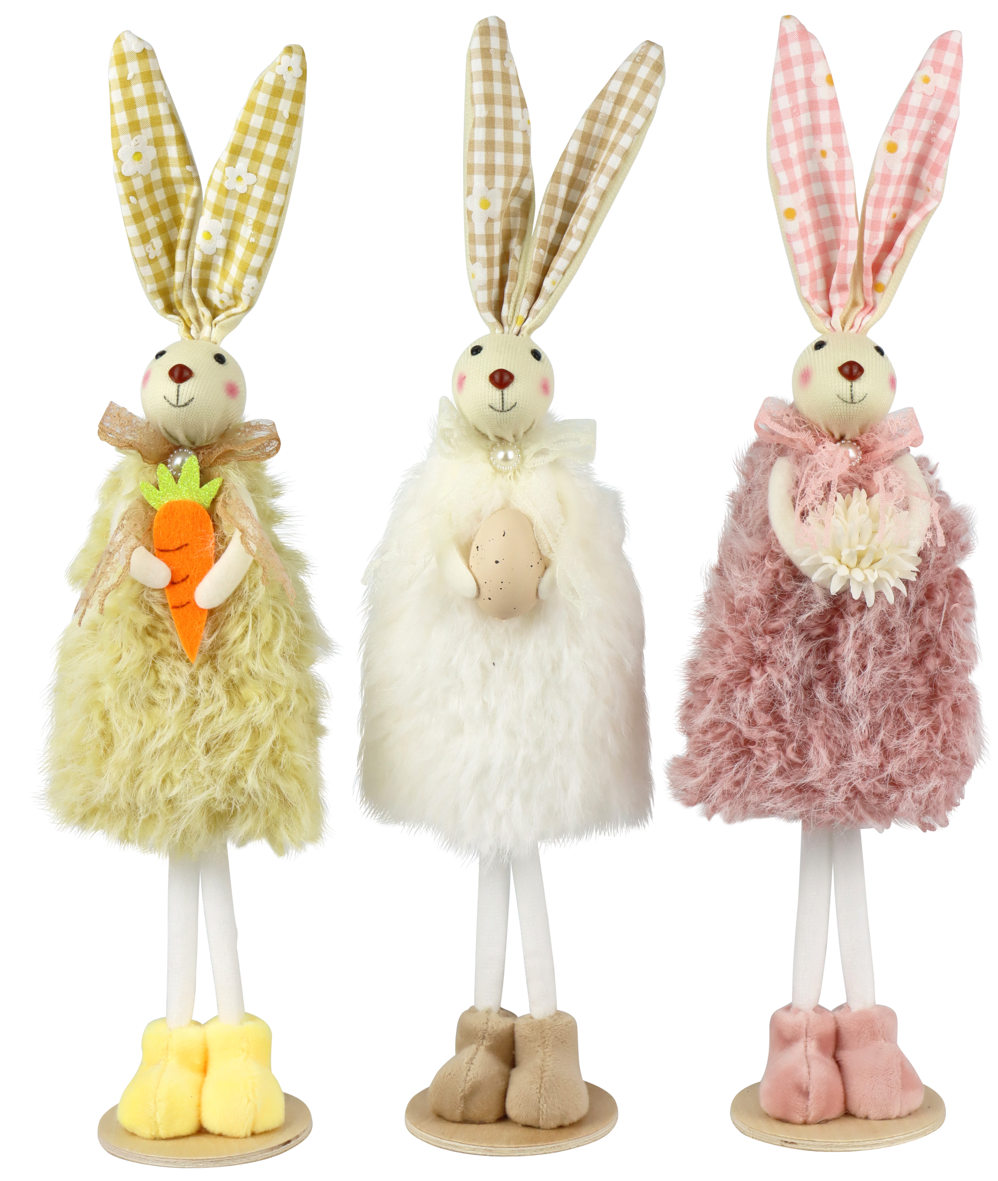 2699 RABBITS COSY EASTER  S/3