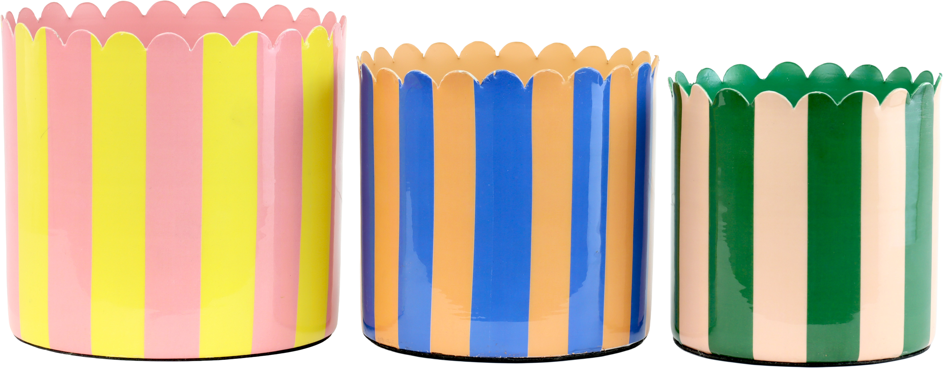 2728 MACETAS LINEA LUX  S/3