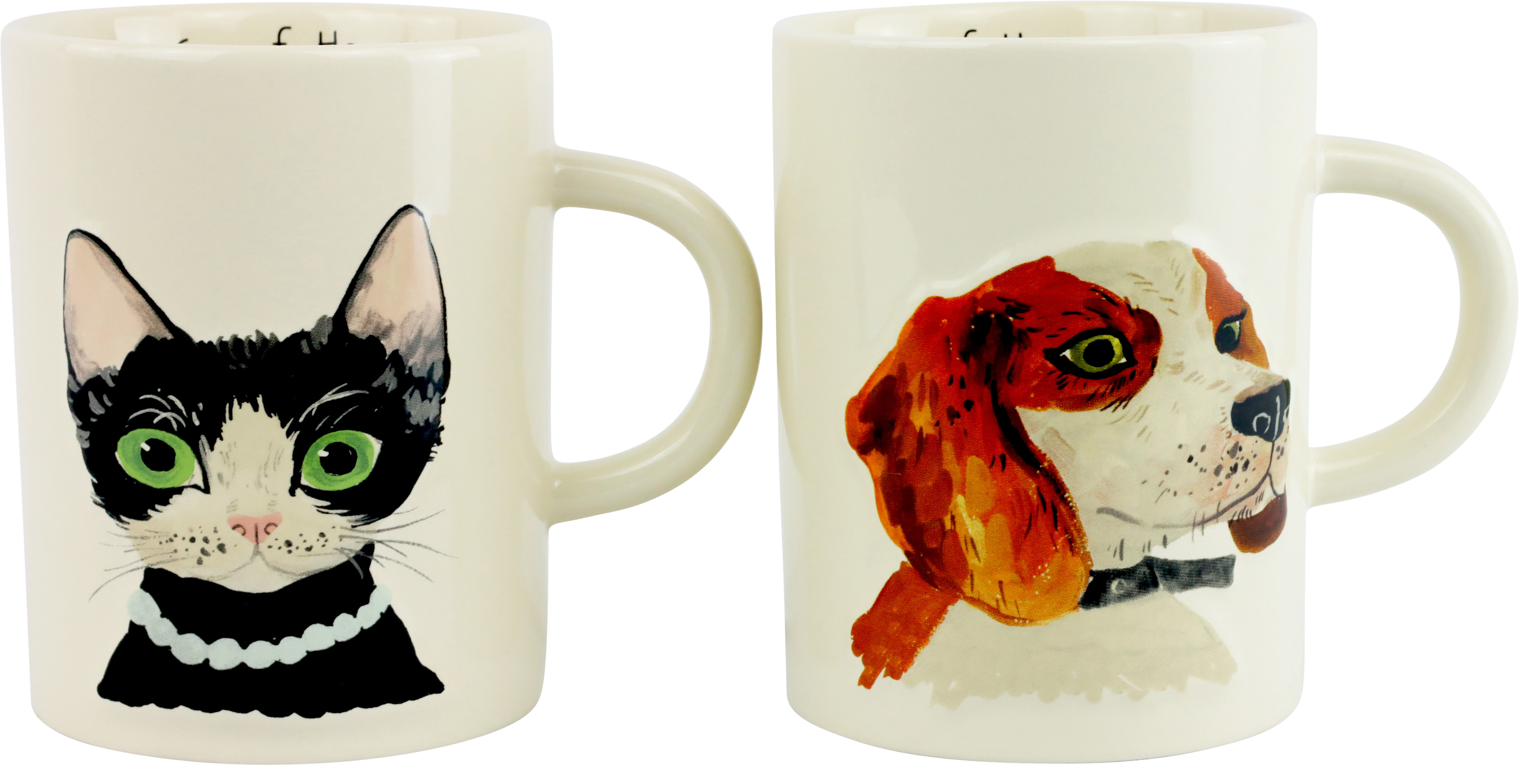 2804 TAZAS MME MIAU&amp;MONSIEUR WUFF  S/2