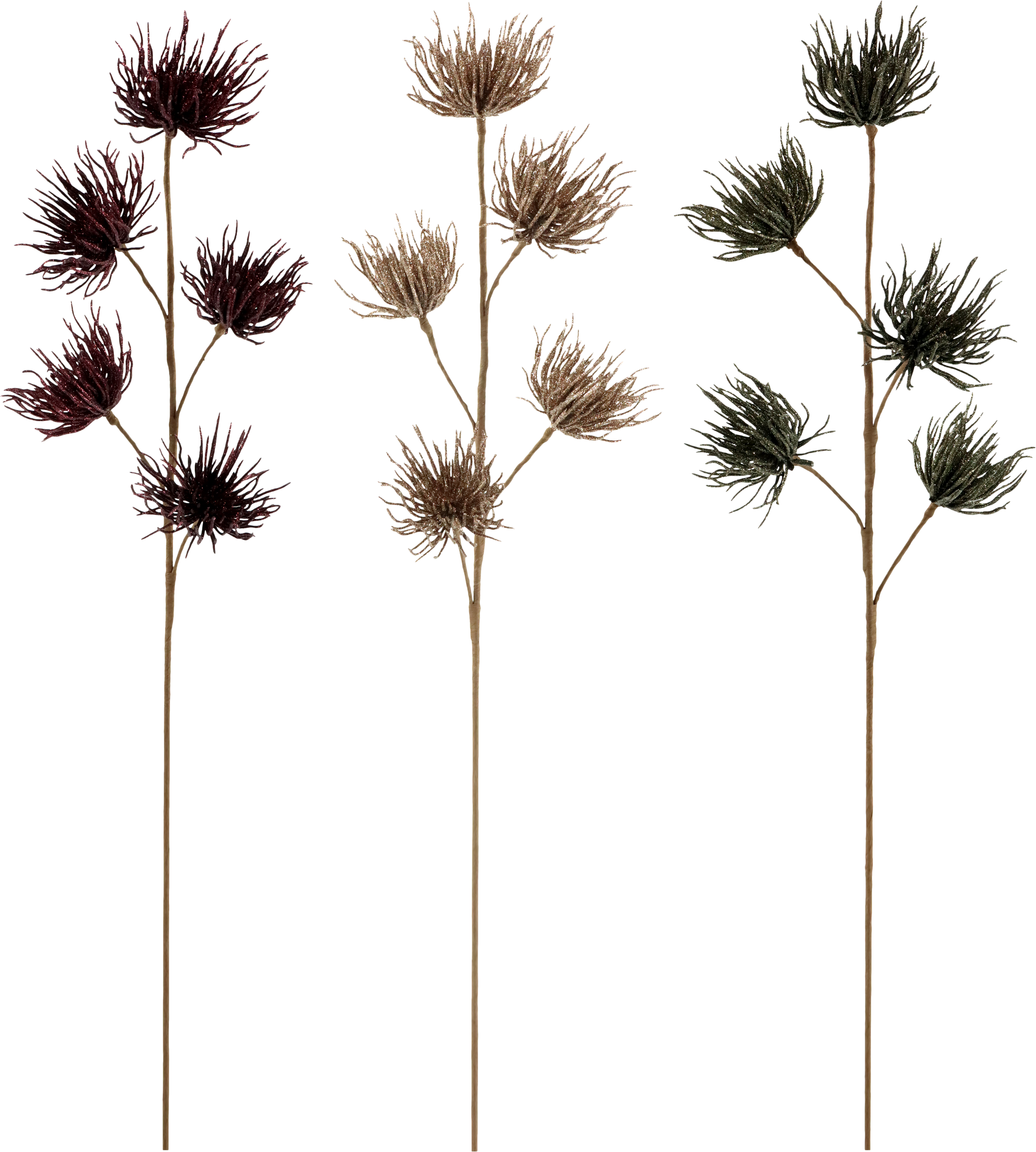 3022 FLOWERS GLEAMING BLOSSOM  S/3