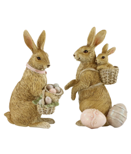 3037 LAPIN VINTAGE EASTER   2P