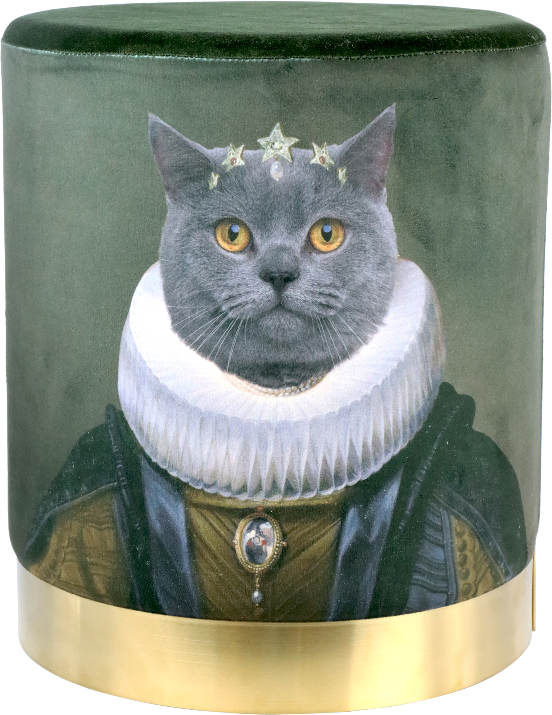 3048 POUF « QUEEN OF CATS »