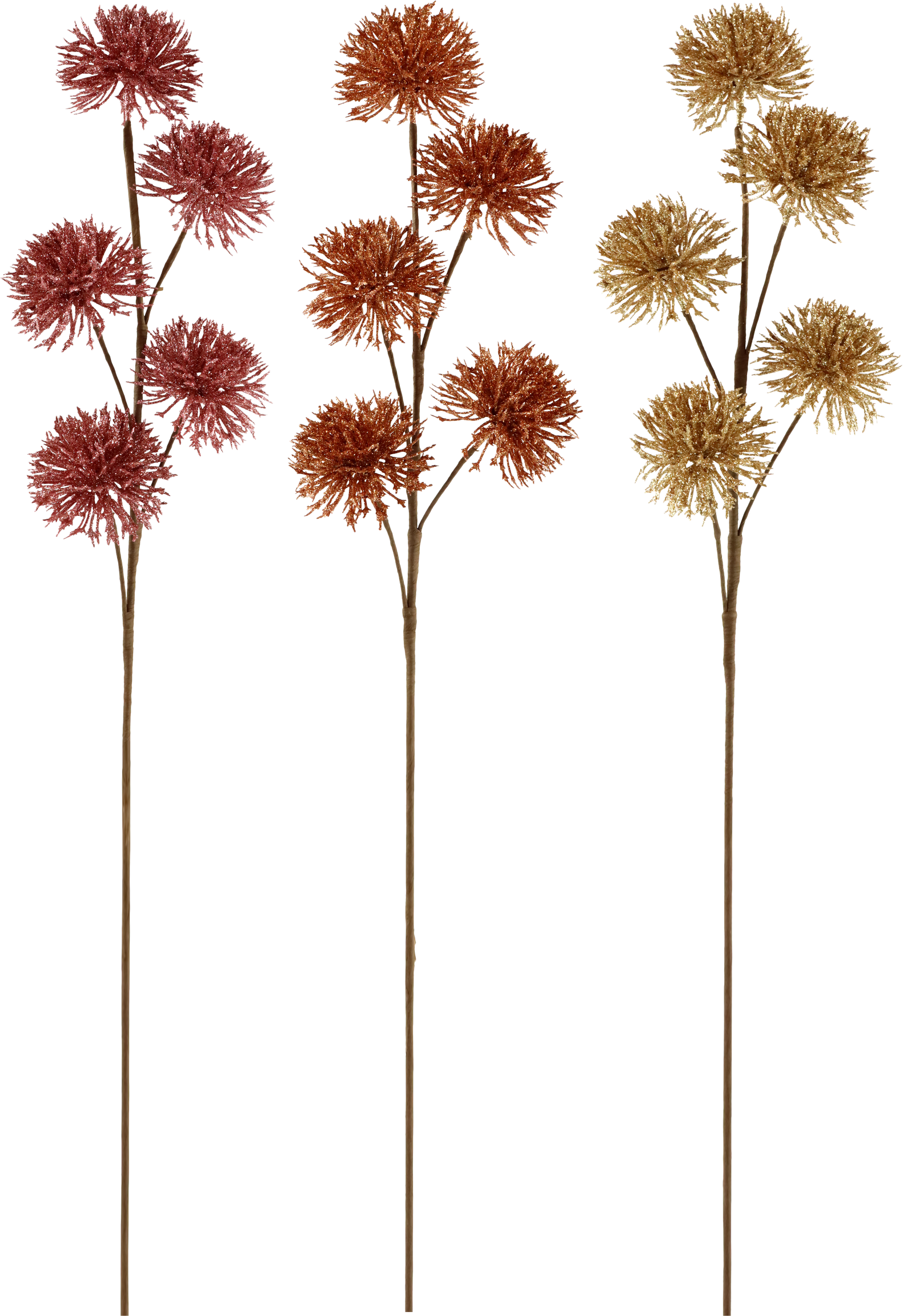 3081 TRÍODEFLORES GLEAMING BLOSSOM  S/3