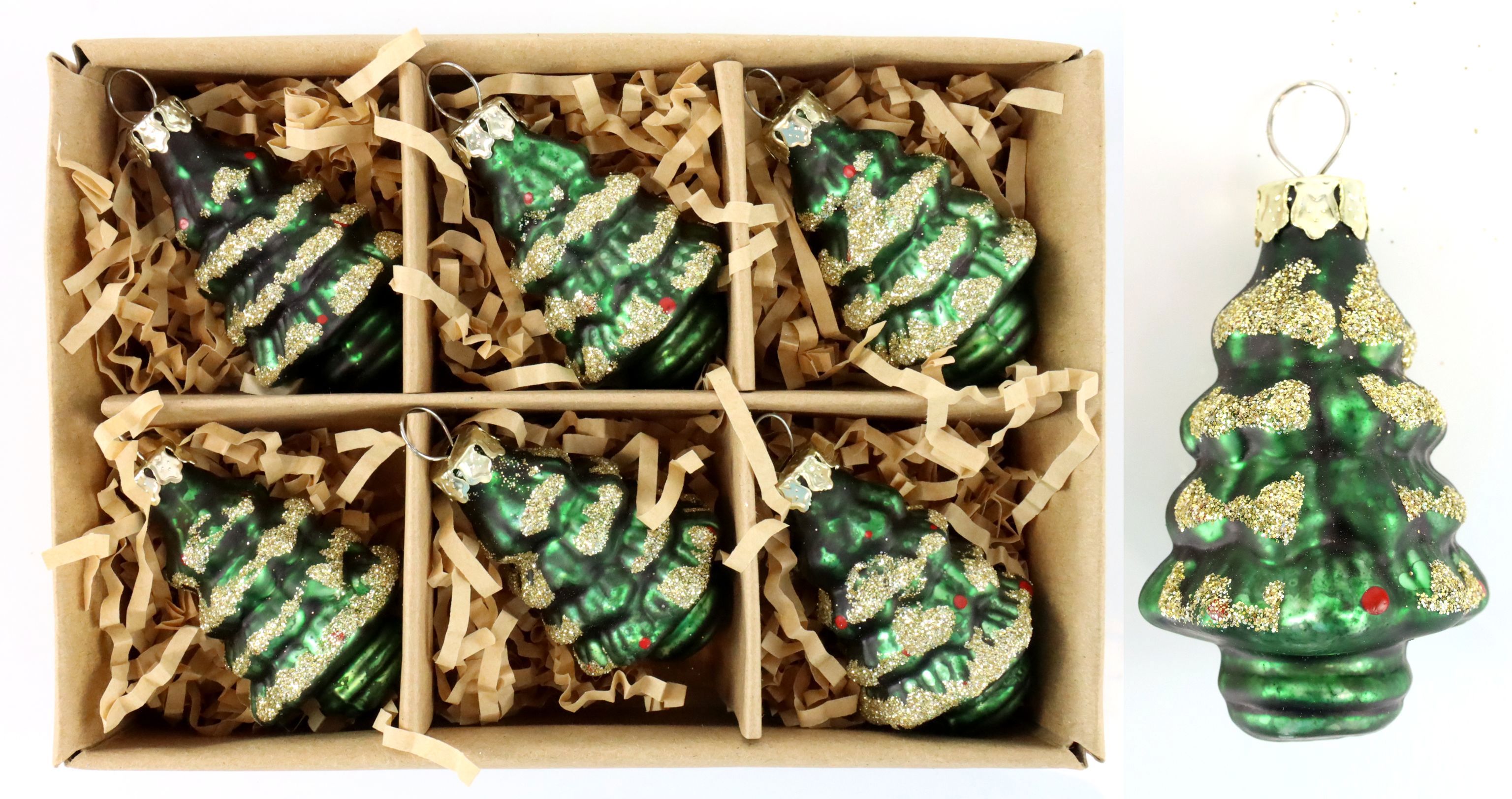 3186 ORNAMENTS IN BOX TREES  S/6