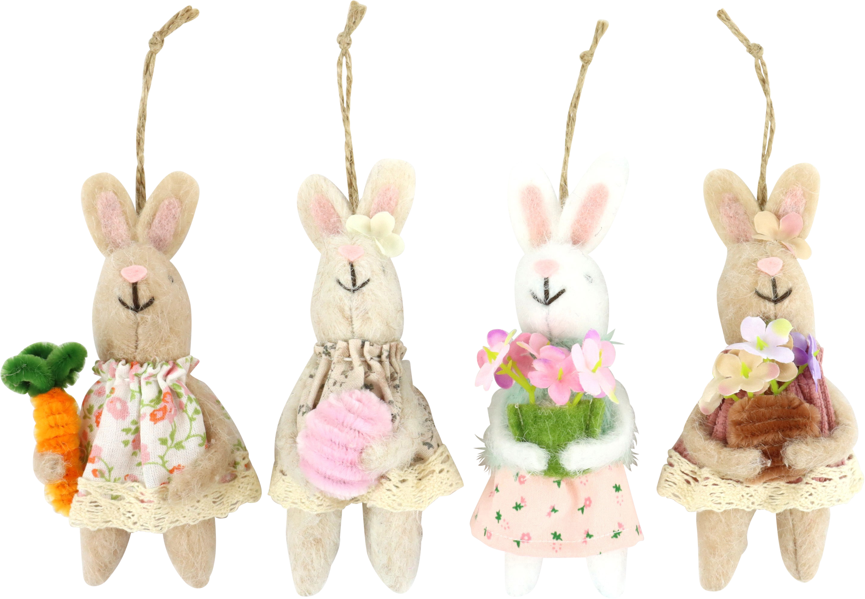 3355 RABBITGIRLIES BELLE LAPINE  S/4