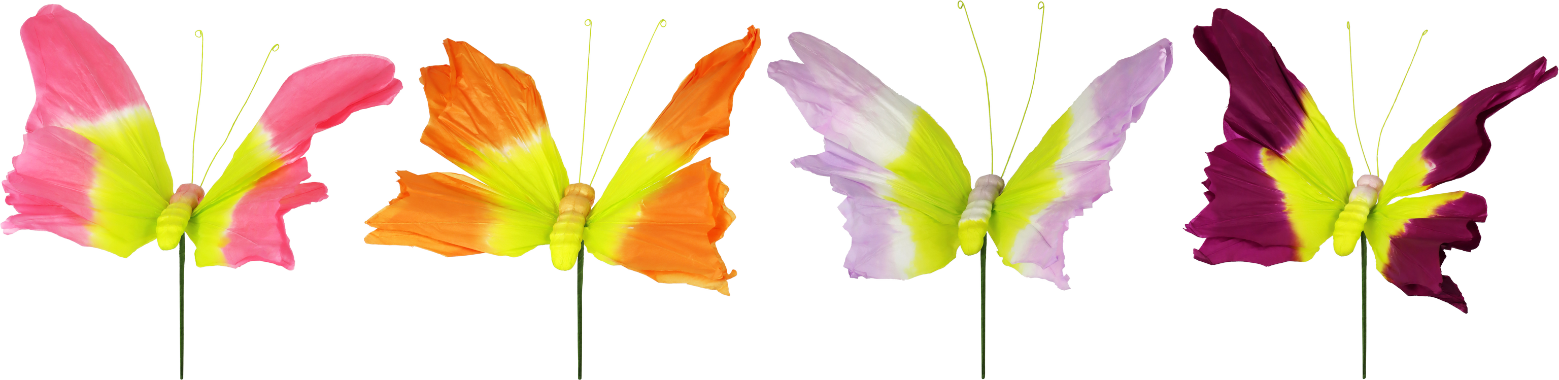 3384 PAPILLONS DÉCORATIFS PAPPILON  4P