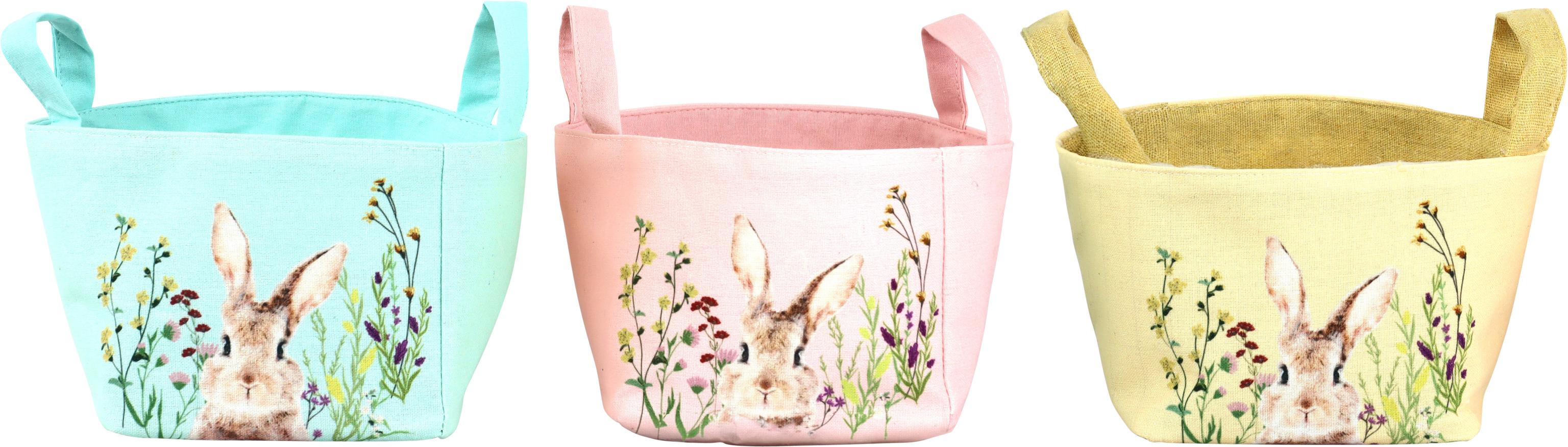 3420 TEXTILEBASKETS BUNNY MEADOW  S/3