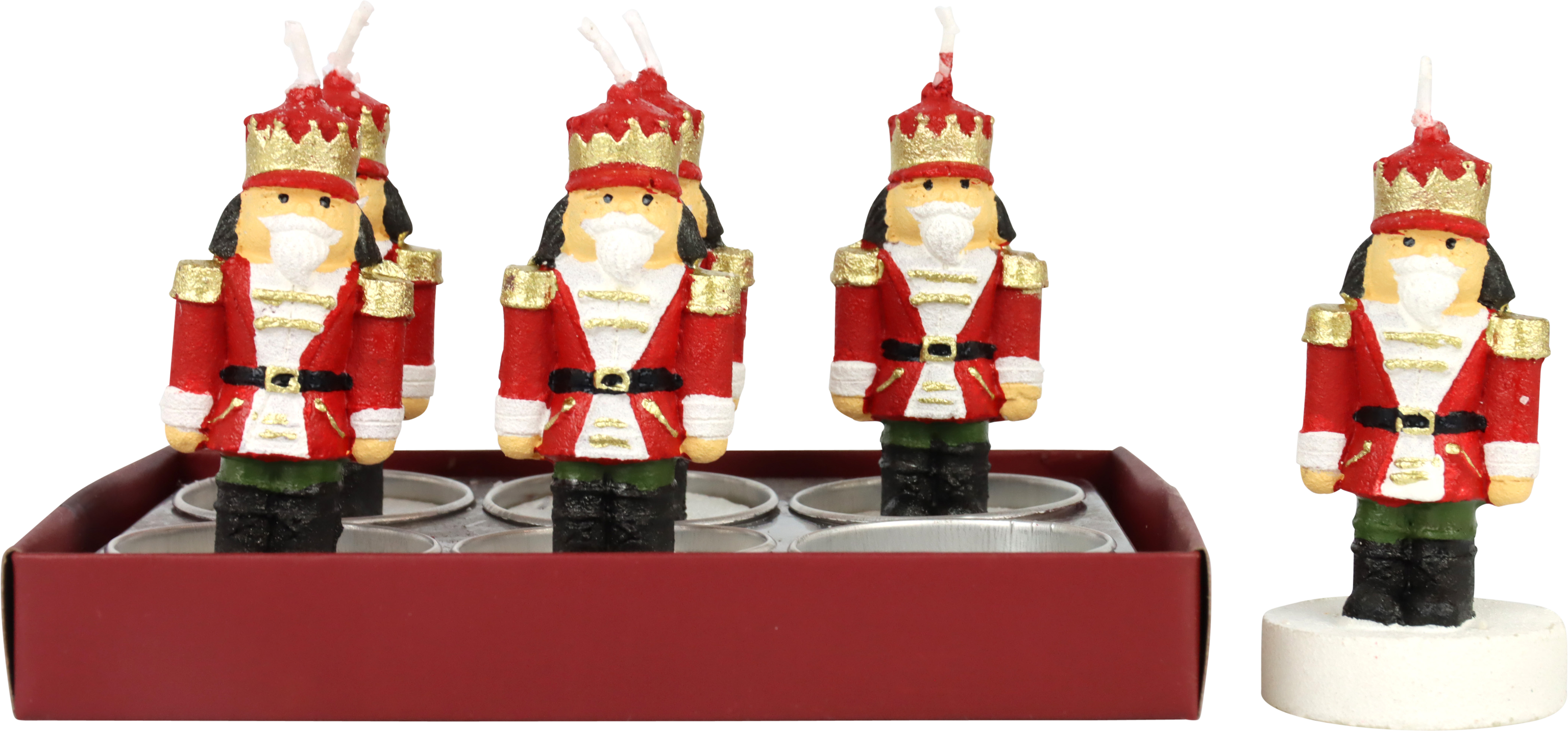 3421 TEELICHTER NUSSKNACKER  S/6