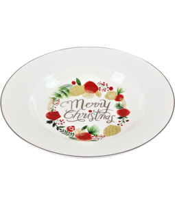 3518 SOUP PLATE CHRISTMAS