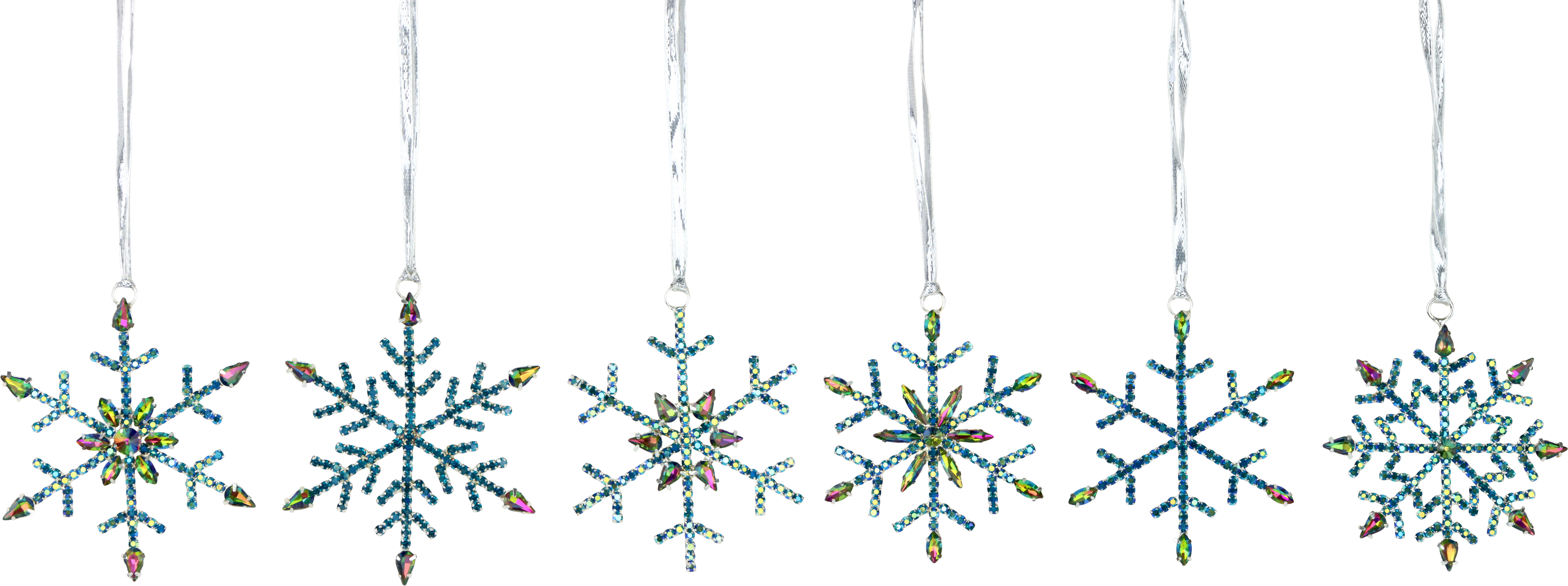 3579 EISKRISTALLE SKY BLUE  S/6