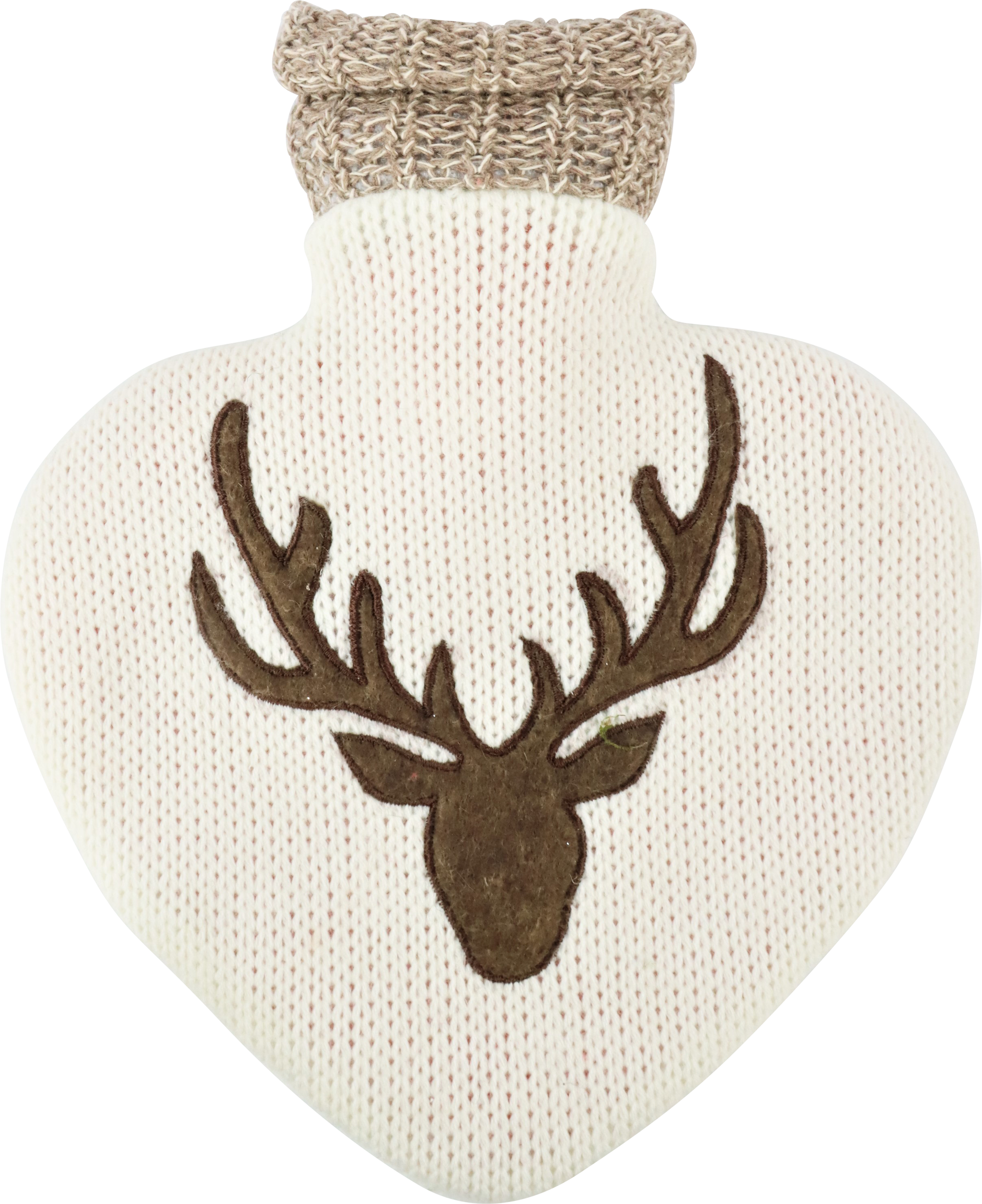 3684 WÄRMFLASCHE GEWEIH