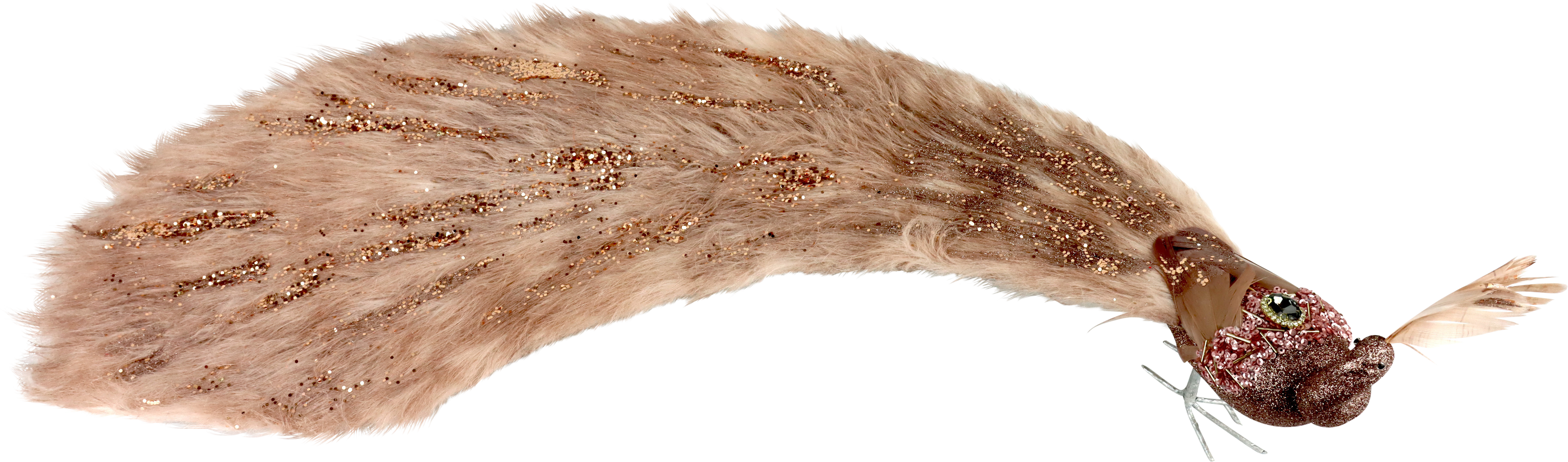 3714 UCCELLO ORNAMEN SPARKLE WINGS