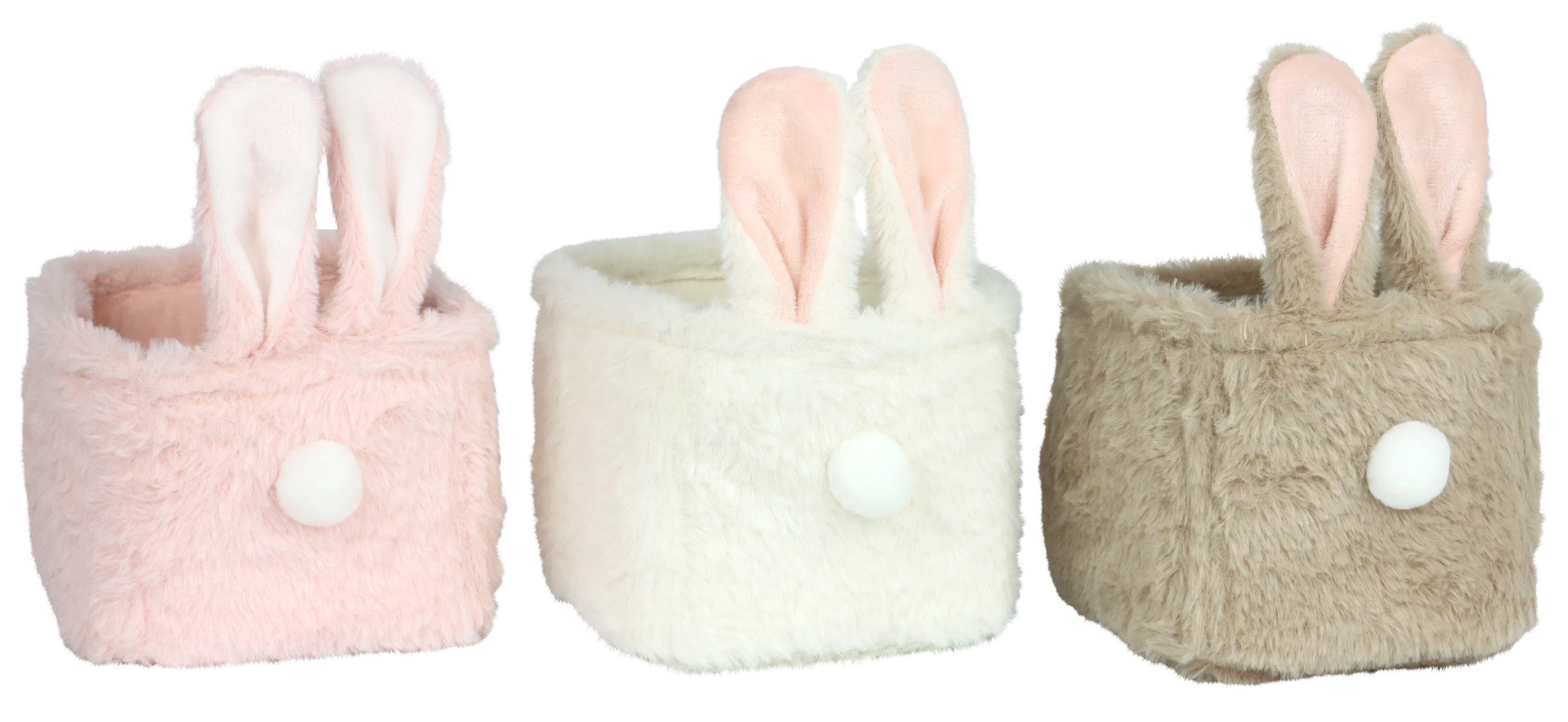 3958 BASKETS HAPPY RABBIT  S/3