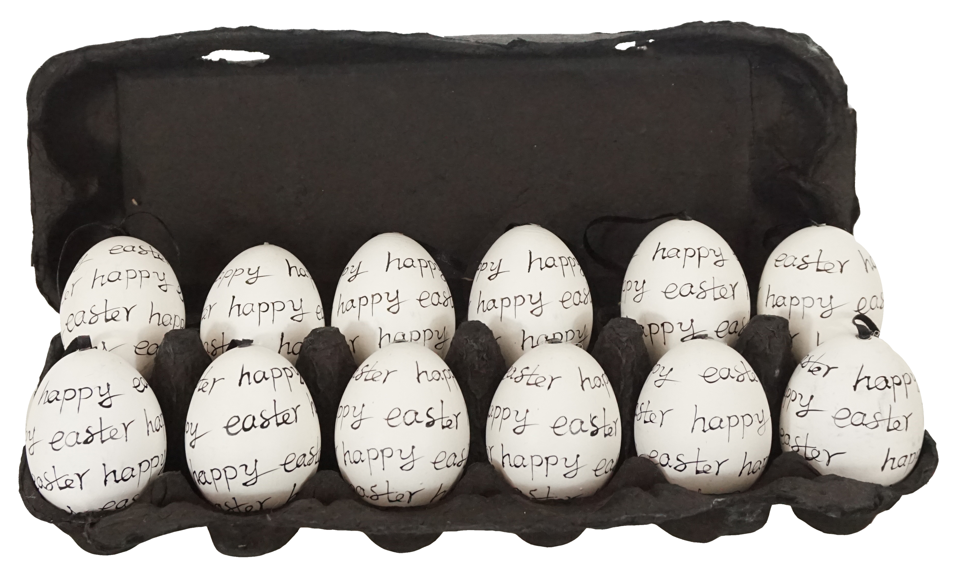 4386 BOX WITH EGGS HAPPY EASTER  S/12