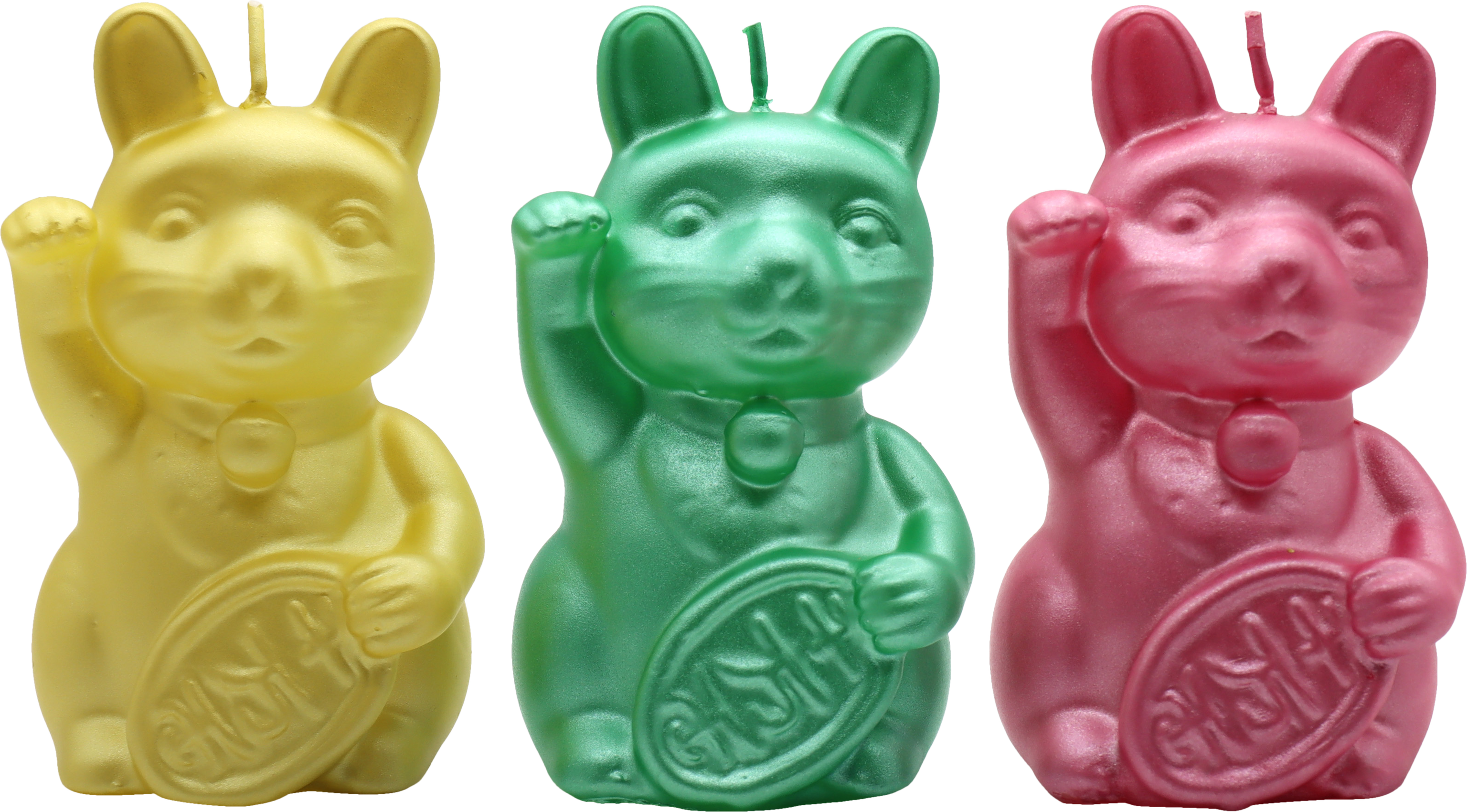 4403 BOUGIES LUCKY CAT  3P