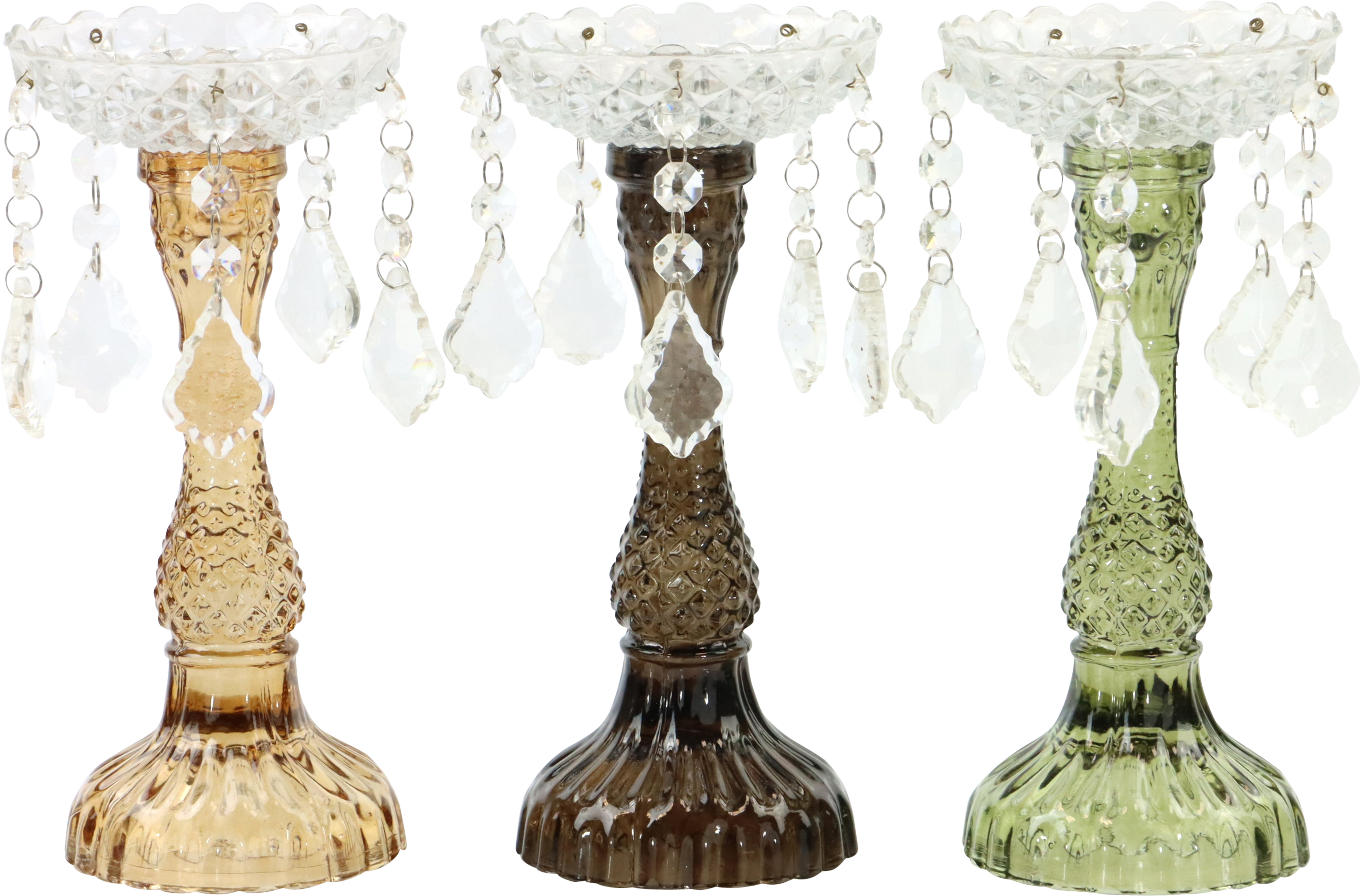 4572 LUSTRE EN VERRE AMBER AURA  3P