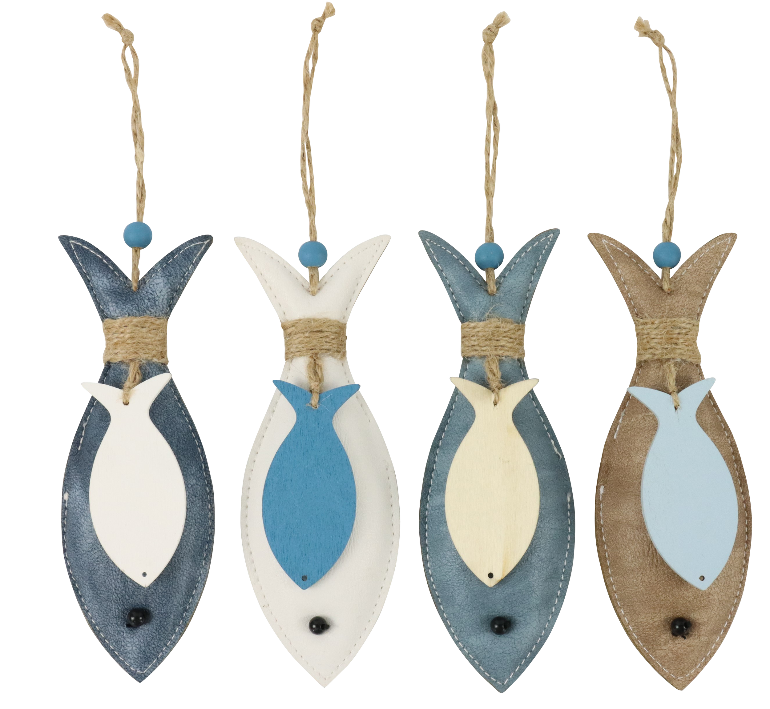 4752 PENDAGLIO IN PELLE FISCHE  4PZ