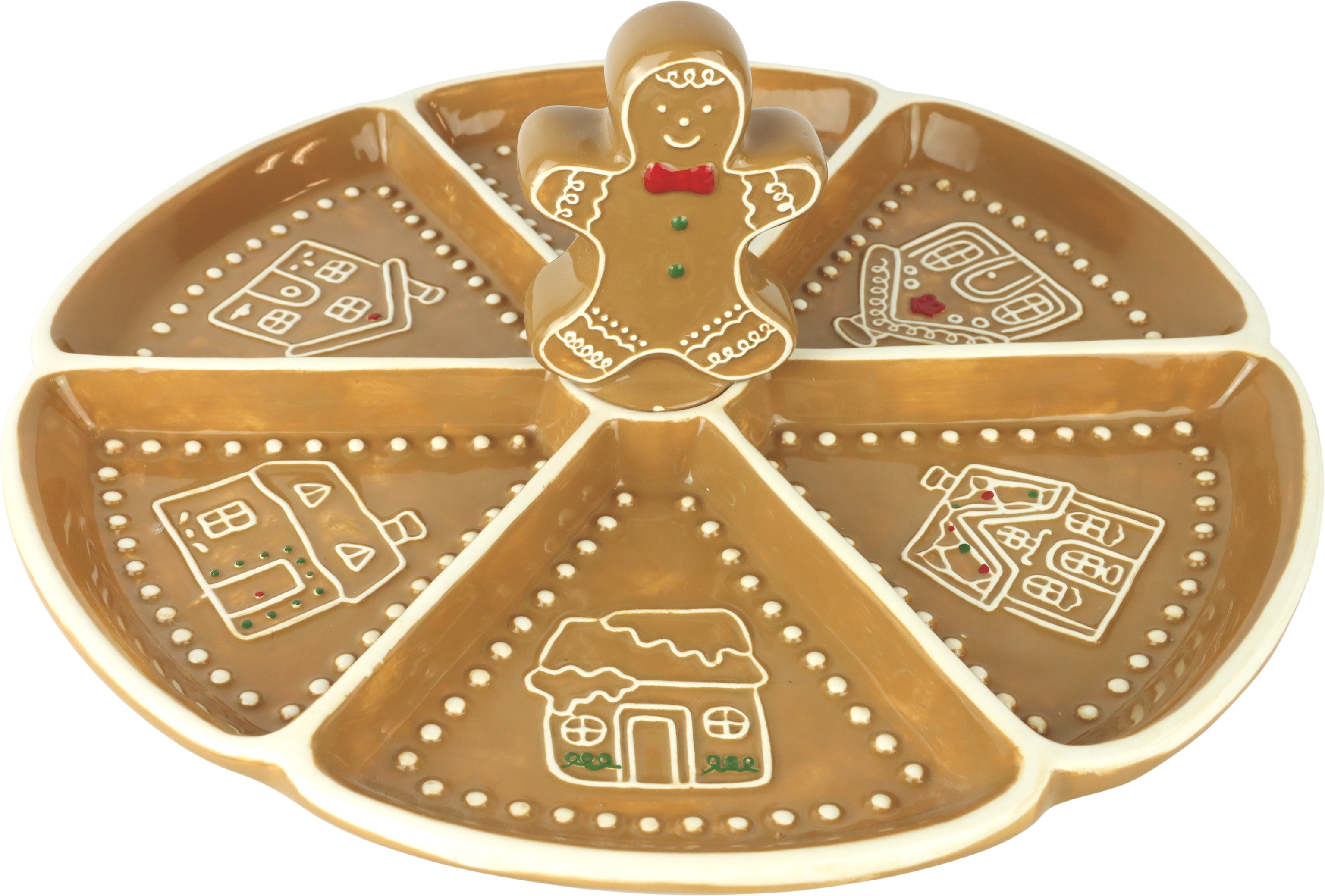 4880 PIATTO SNACKRON GINGERBREAD