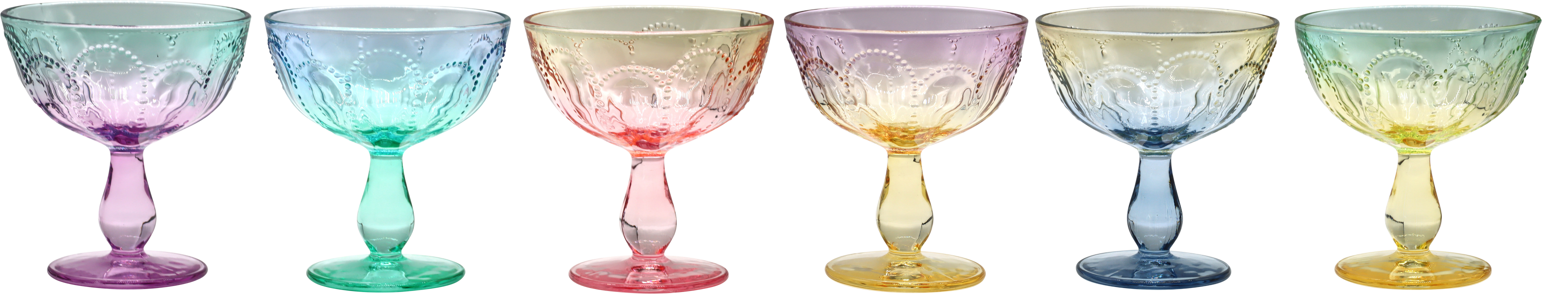 4885 COPAS DE CÁLIZ VIVA COLOR  S/6