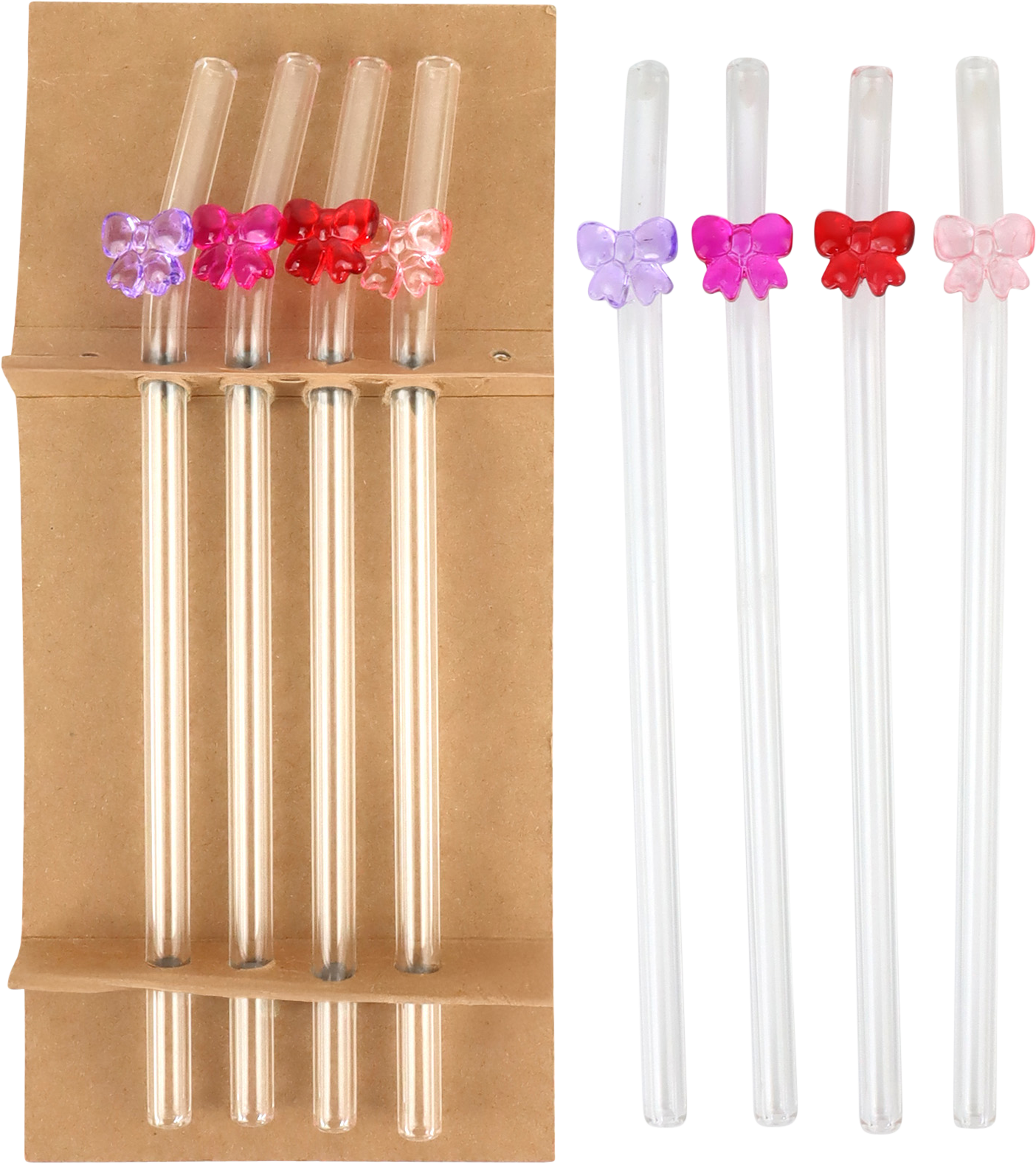 5047 PÁJAS DE VIDRIO BOWRELLA S/4