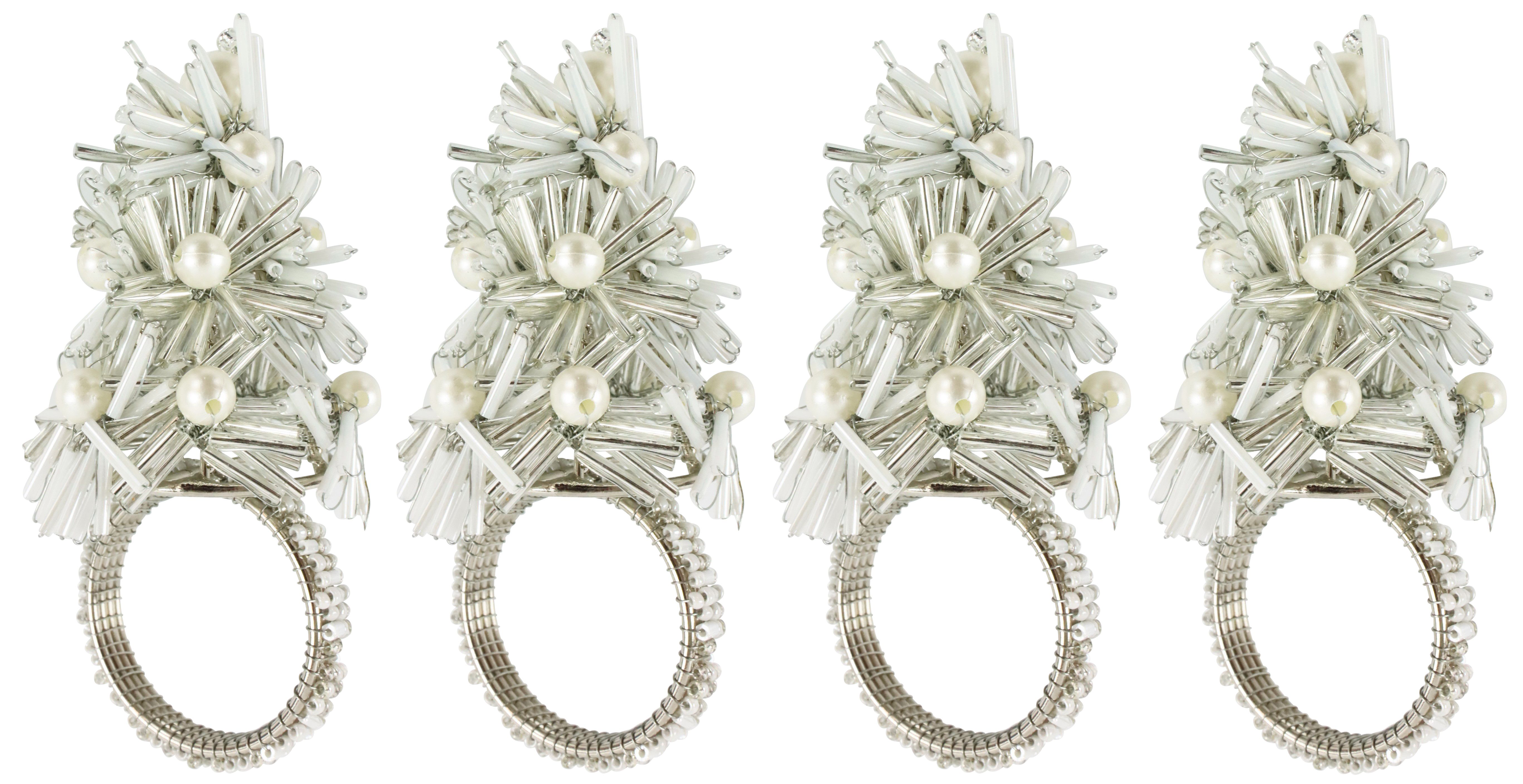 5127 SERV.RINGE WEIHNACHTSBAUM  S/4