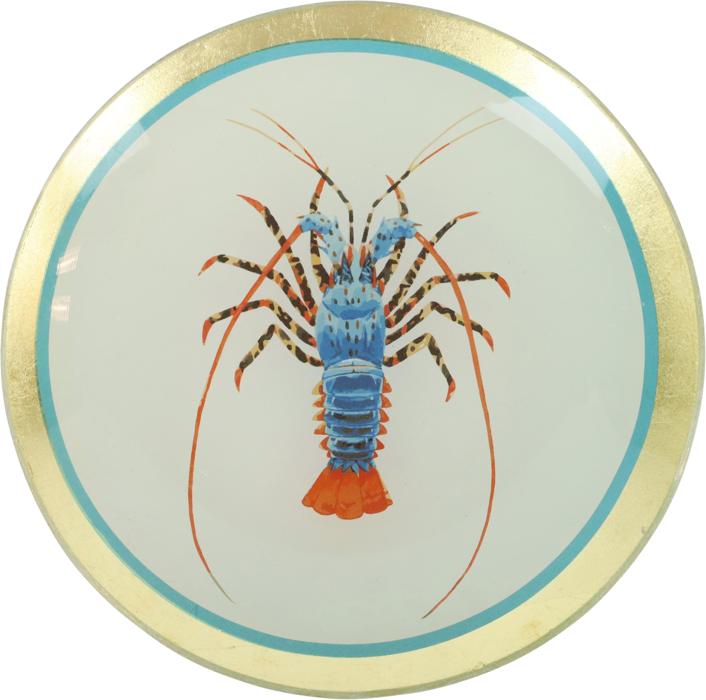 5259 GLASS TRAY LOBSTER