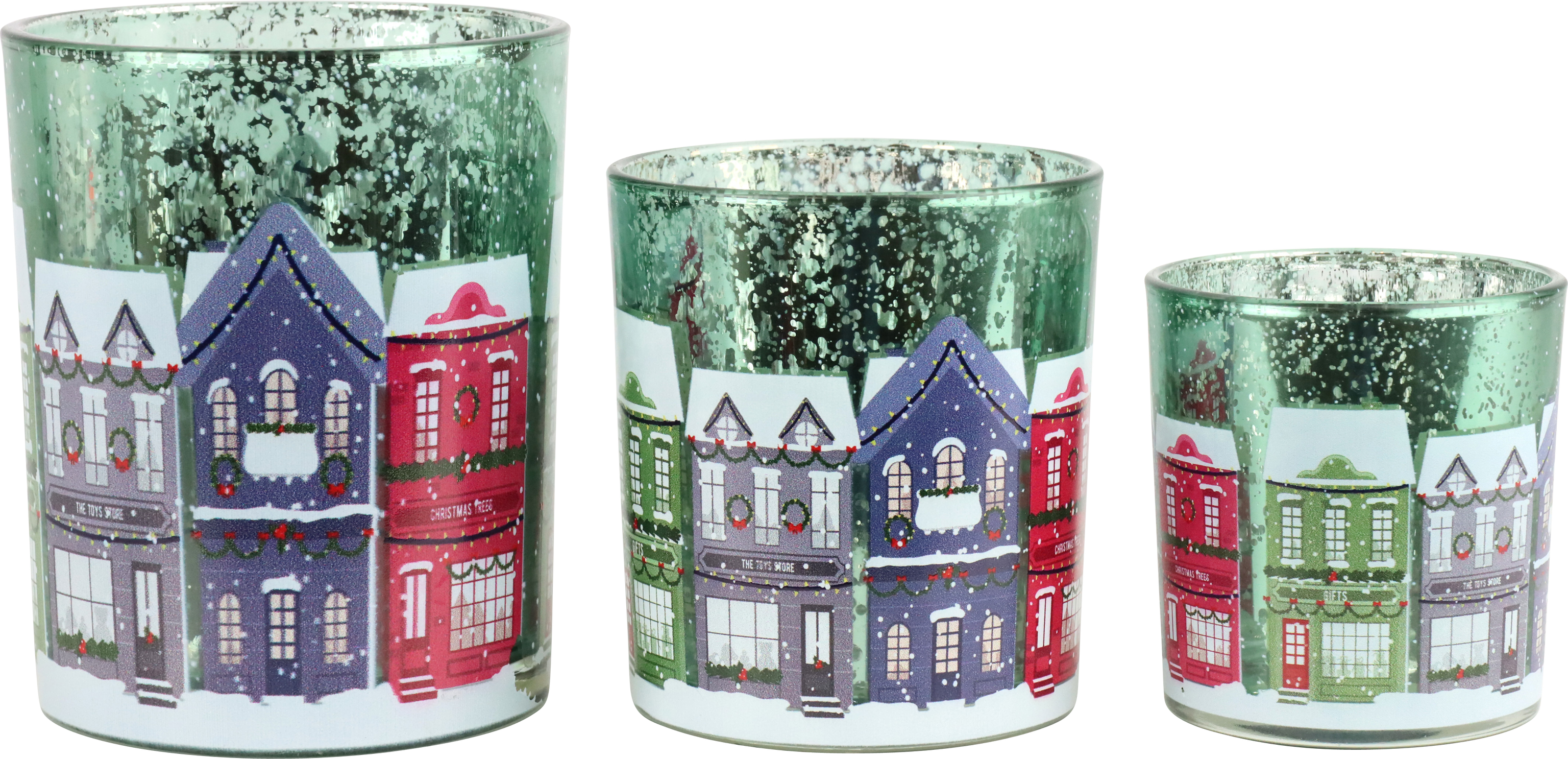 5424 CANDLELIGHT HOUSES  S/3