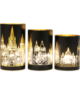 5431 LED-LIGHT CITY  S/3