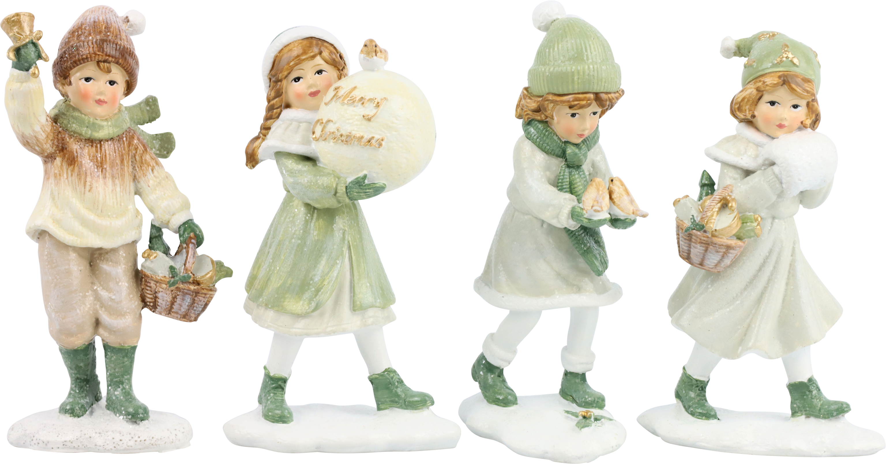 5443 FIGURINES « XMAS MEMORIES » 4P