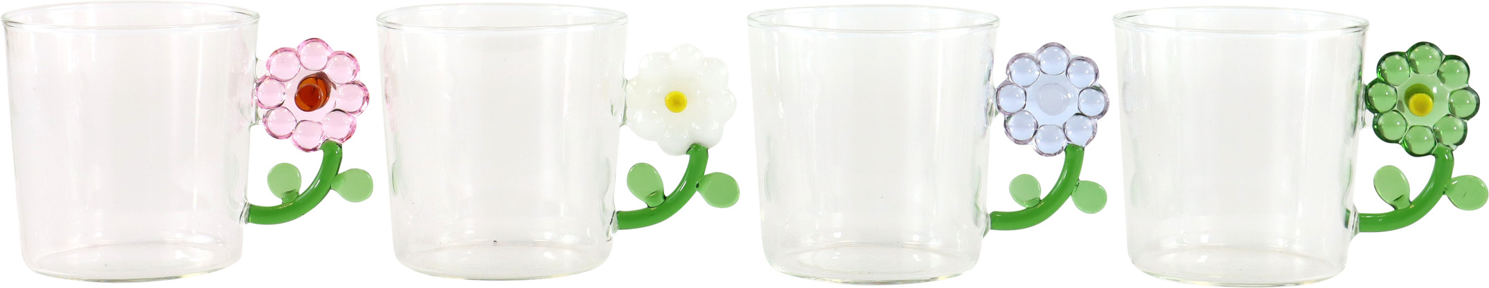 5512 GLASSMUGS BLOOMCUP  S/4