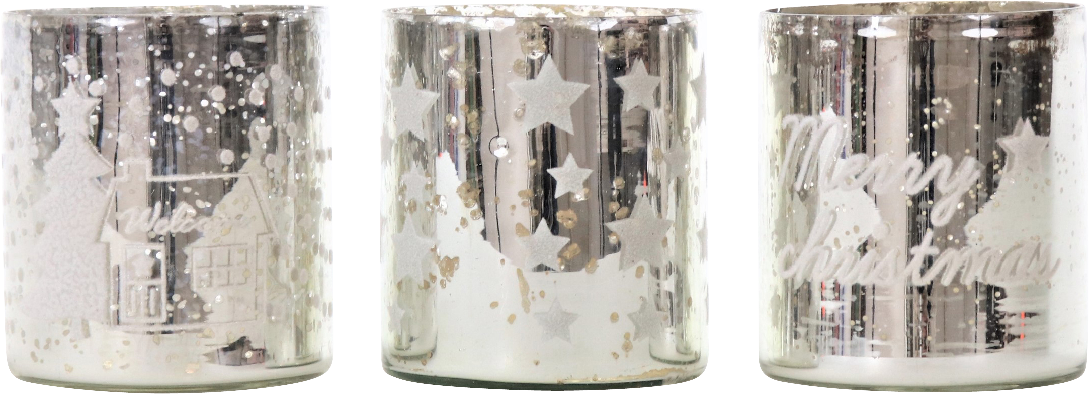 5532 WINDLICHTER MERRY CHRISTMAS  S/3