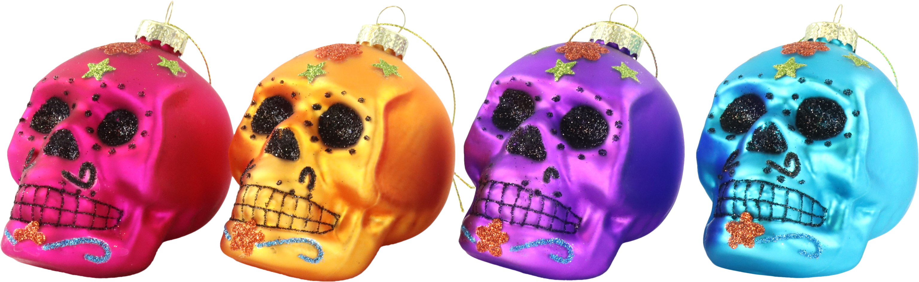 5552 GLASSHANGER SKULL  S/4