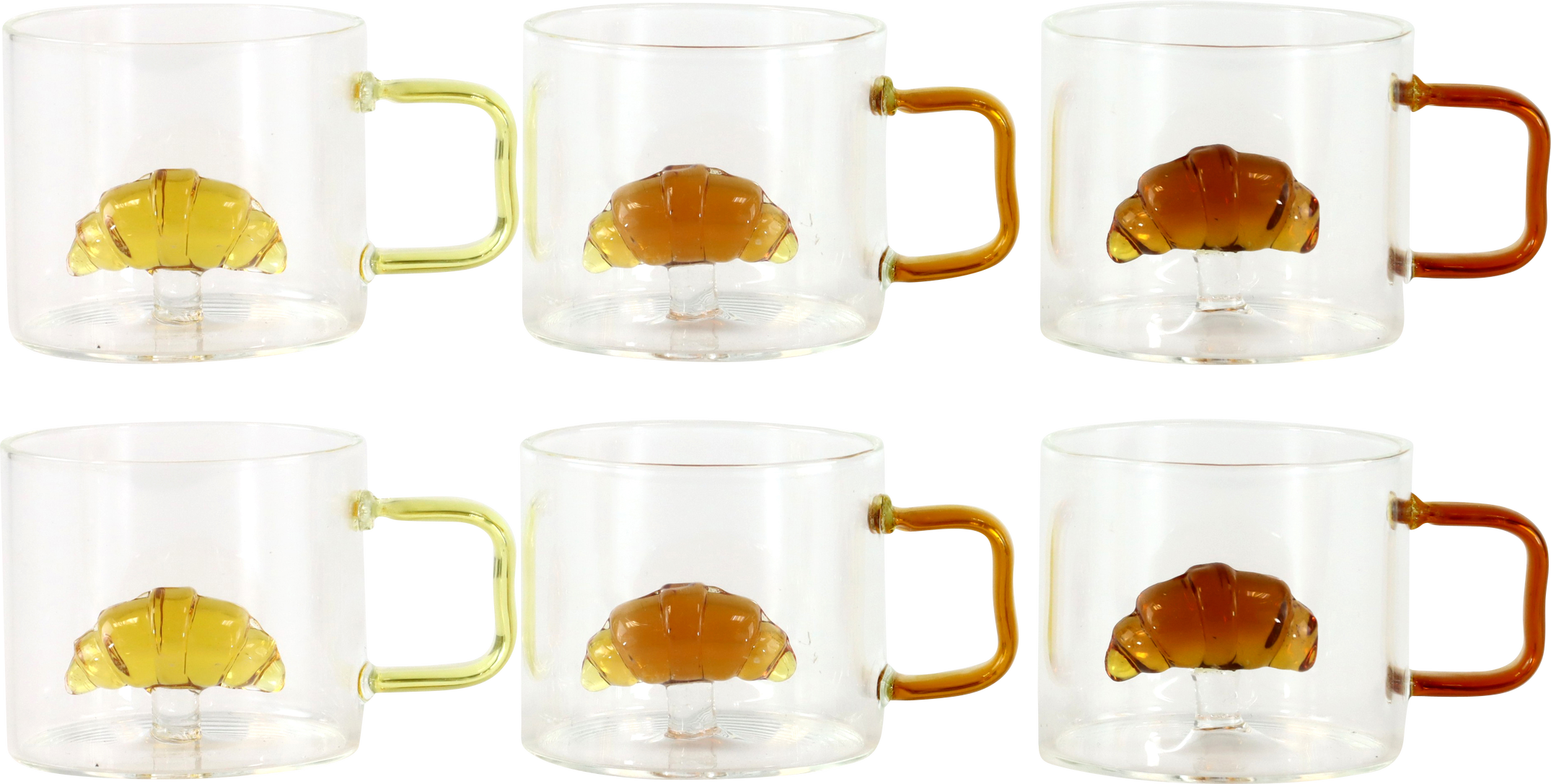 5589 ESPRESSOCUPS CROISSANTERIE  S/6