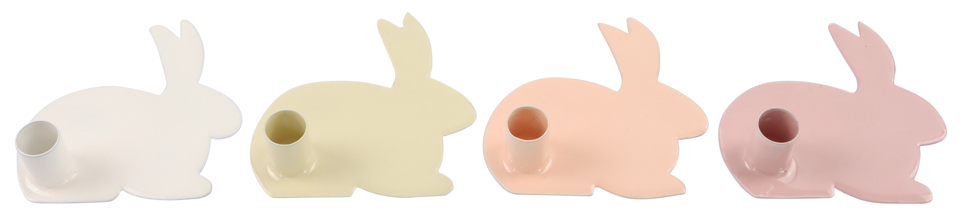 5809 CANDLE HOLDER RABBIT  S/4