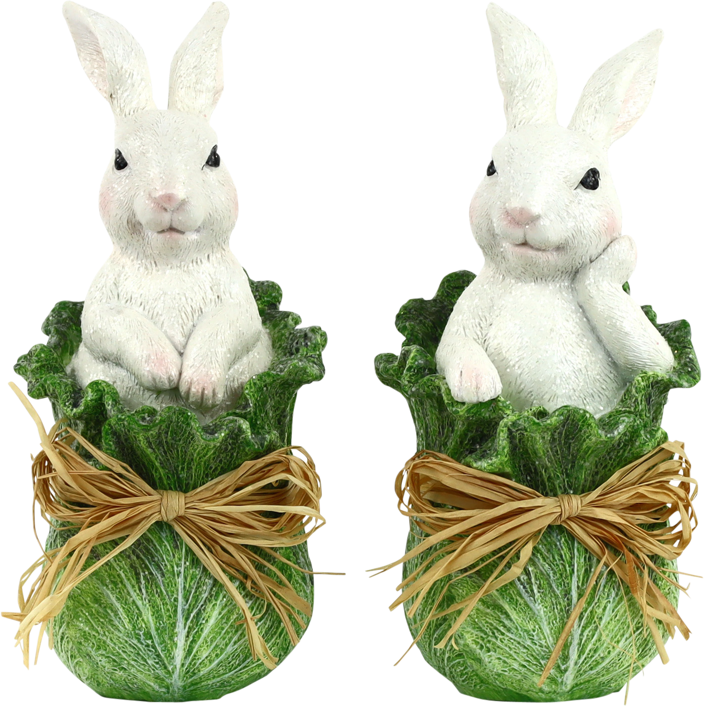 5825 RABBITS IN CABBAGE CABBUNNY  S/2